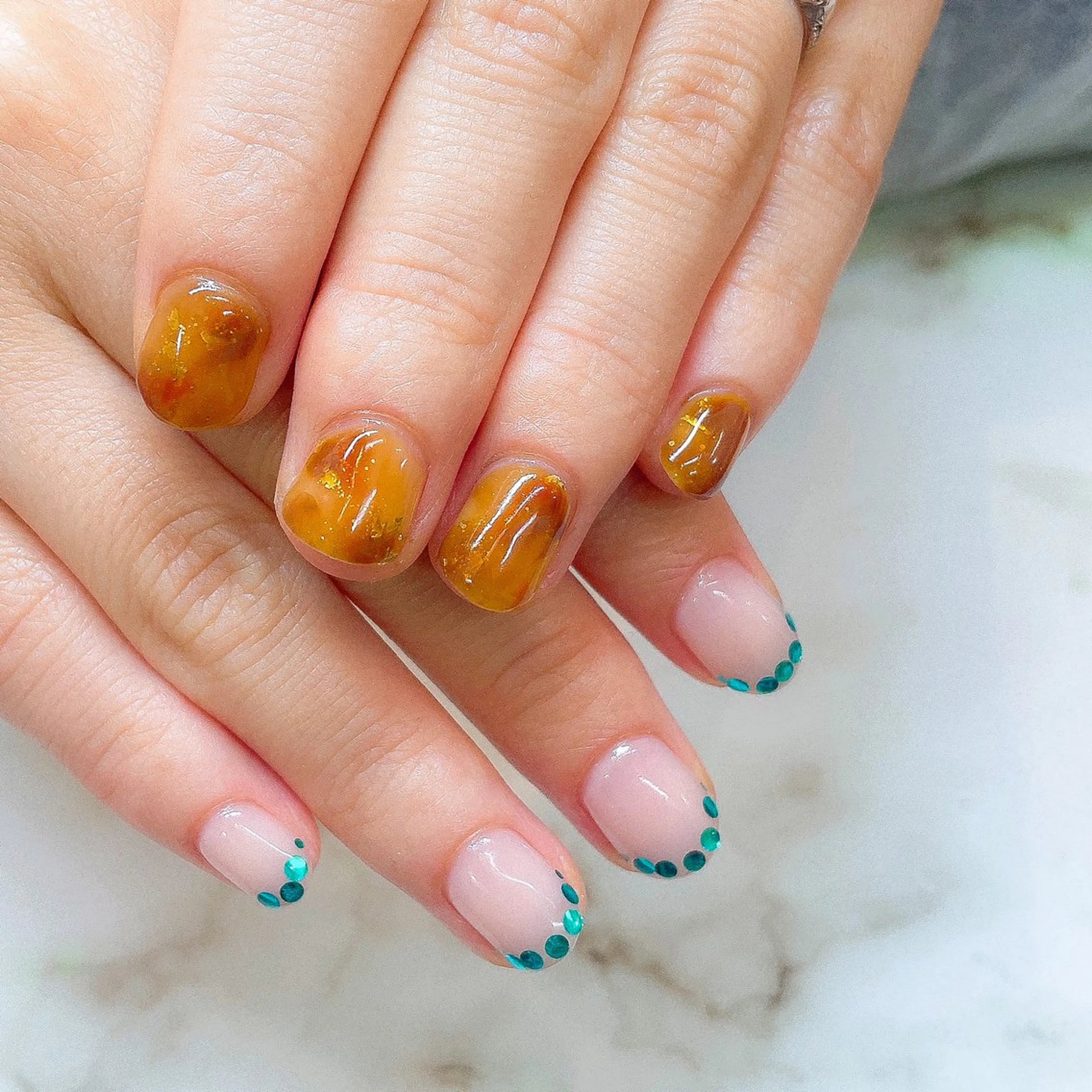 ネイル ハンドネイル beauty salon100＋所属・100＋ Yuuのネイルデザイン