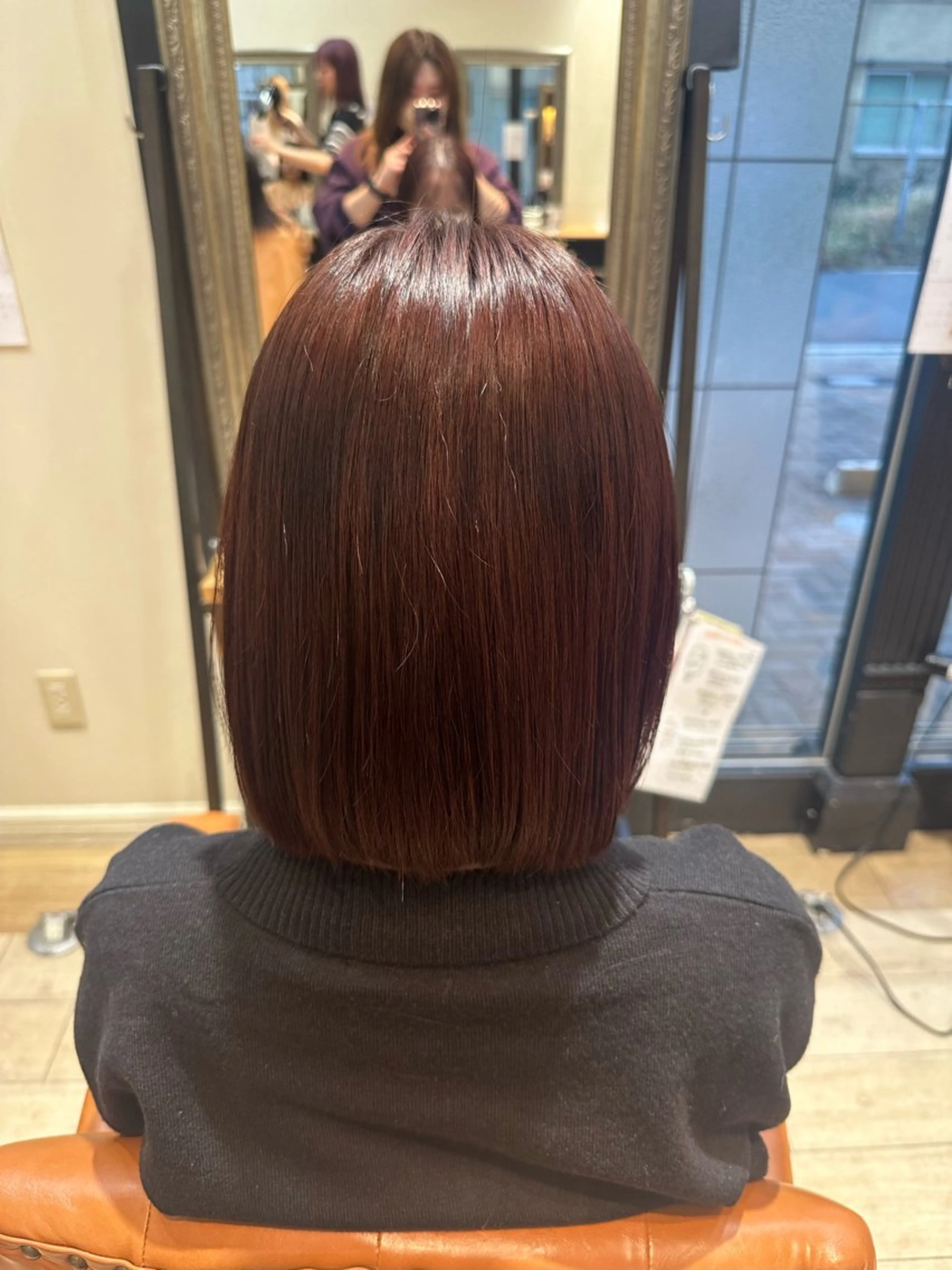 ミディアム カラー 生尾 虹水のヘアスタイル