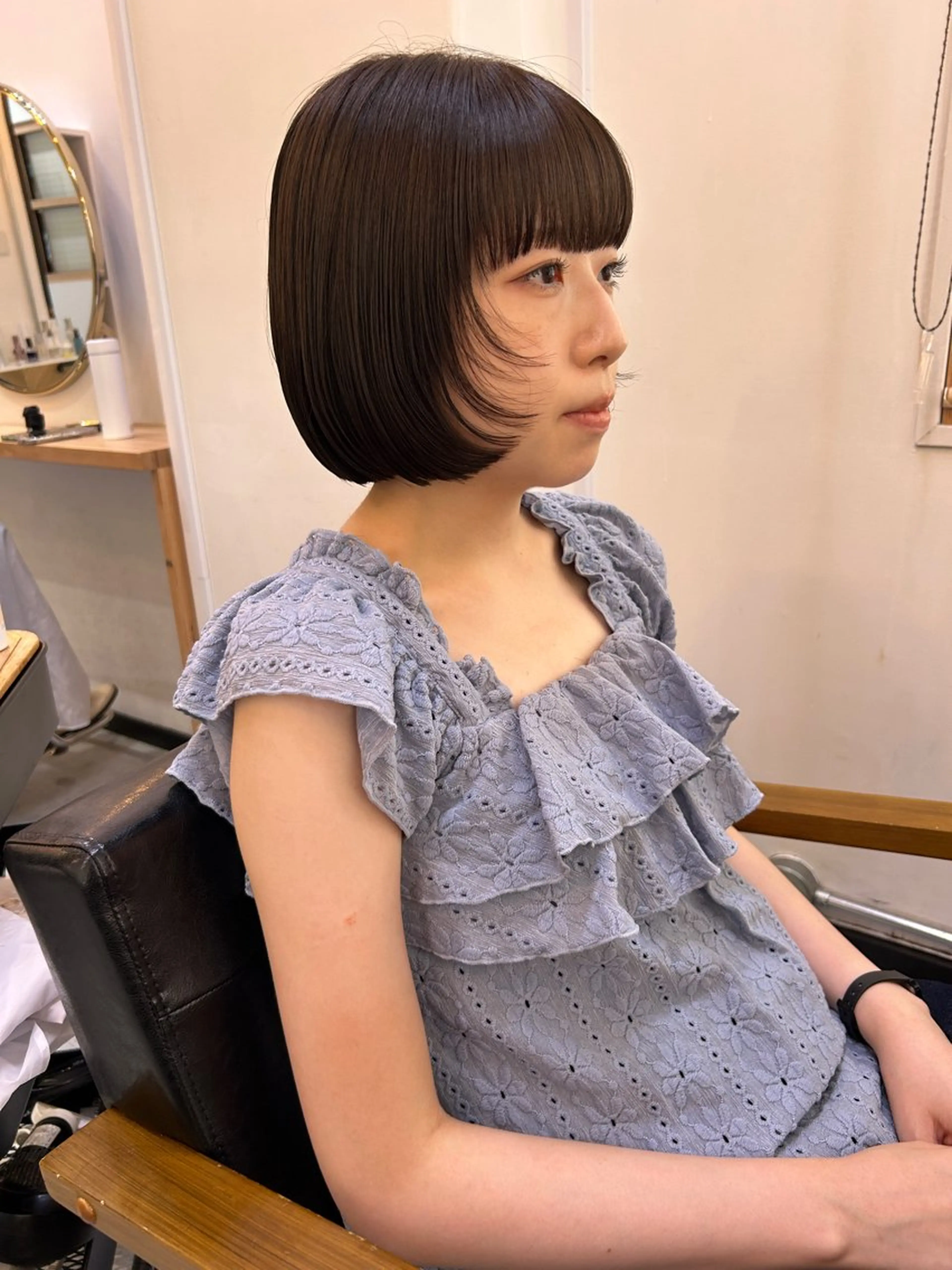 ［平日限定］カット+カラー+ダメージケア3stepトリートメント🌷（当日予約NG✖️）の写真