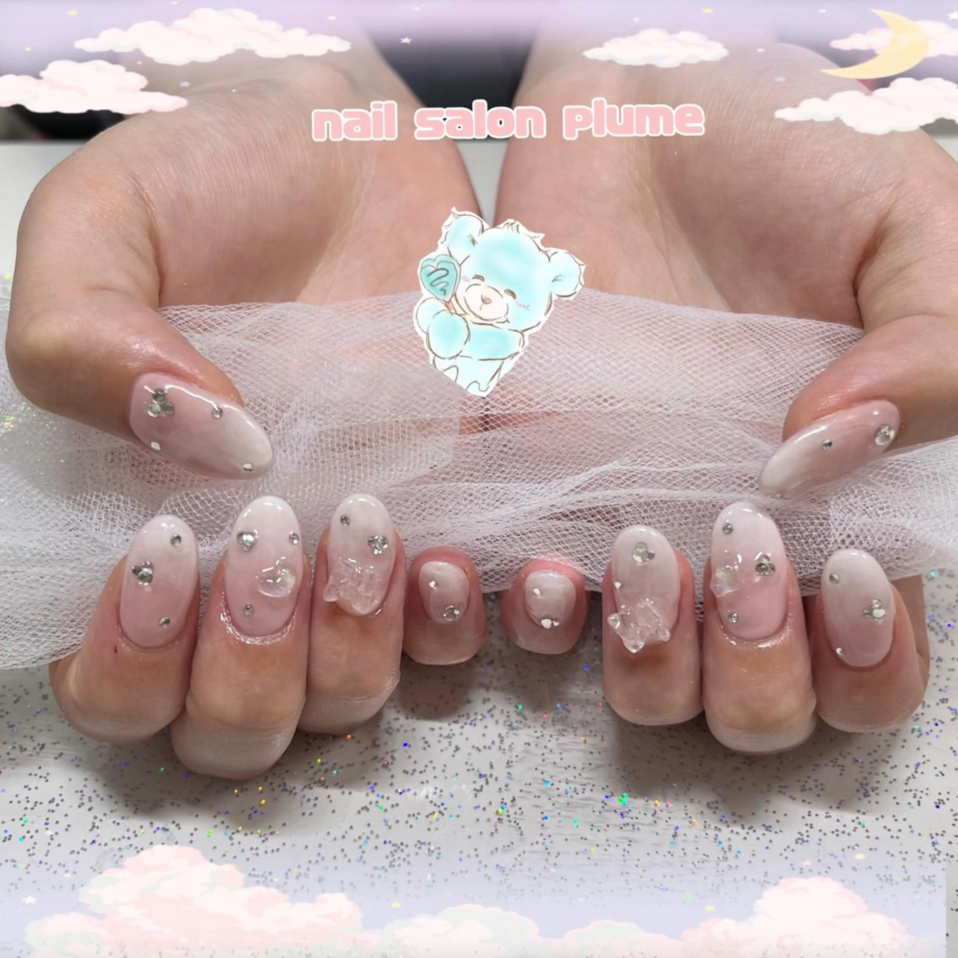 ネイル ハンドネイル plume nail ☆韓国ネイルのネイルデザイン