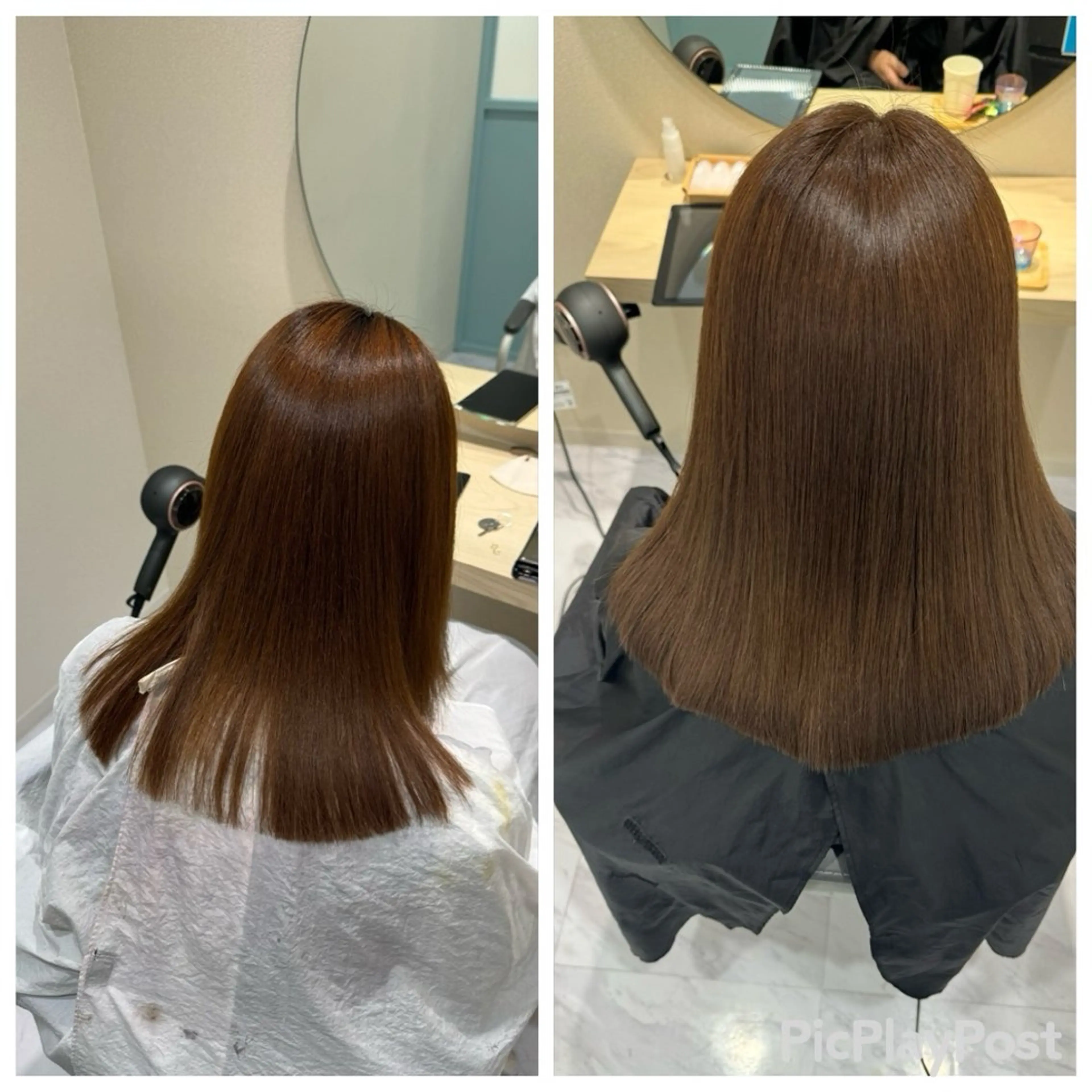 セミロング 縮毛矯正 縮毛矯正 トリートメント 丹野 圭太のヘアスタイル