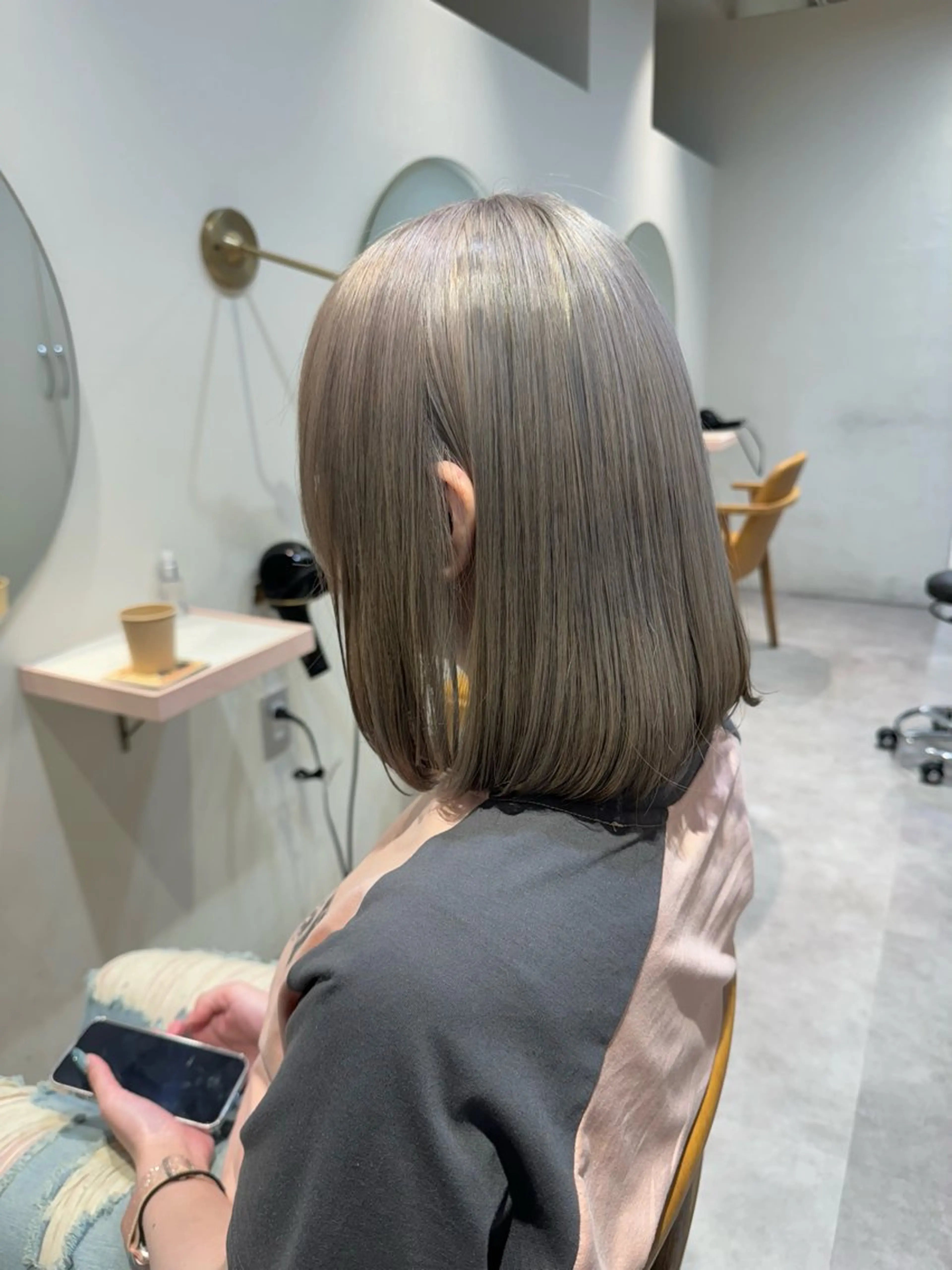 ミディアム カラー ayaka♡ 柔らかカラーのヘアスタイル