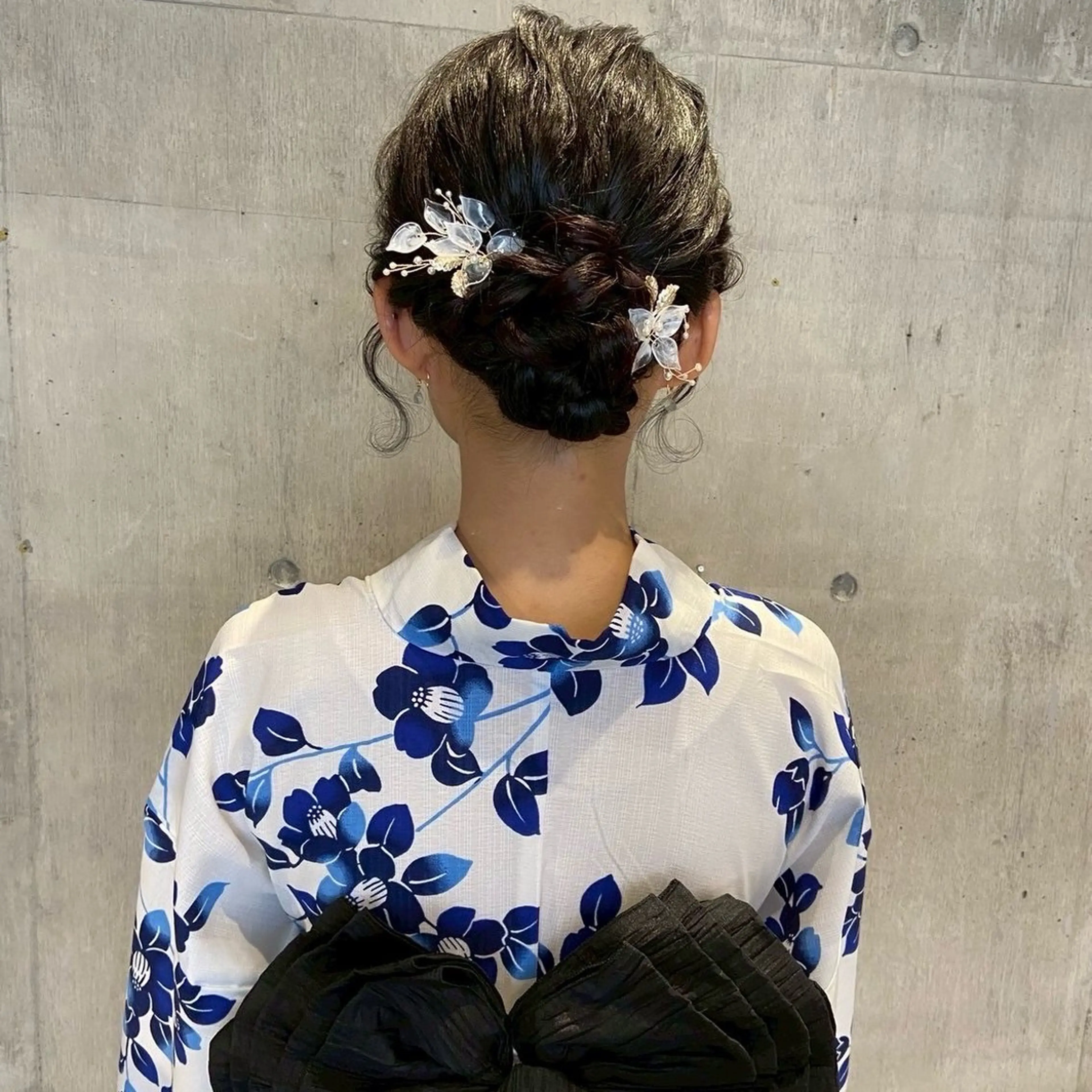 ✨【平日10:00​〜​16:00限定】浴衣着付け＋お任せヘアセット✨の写真