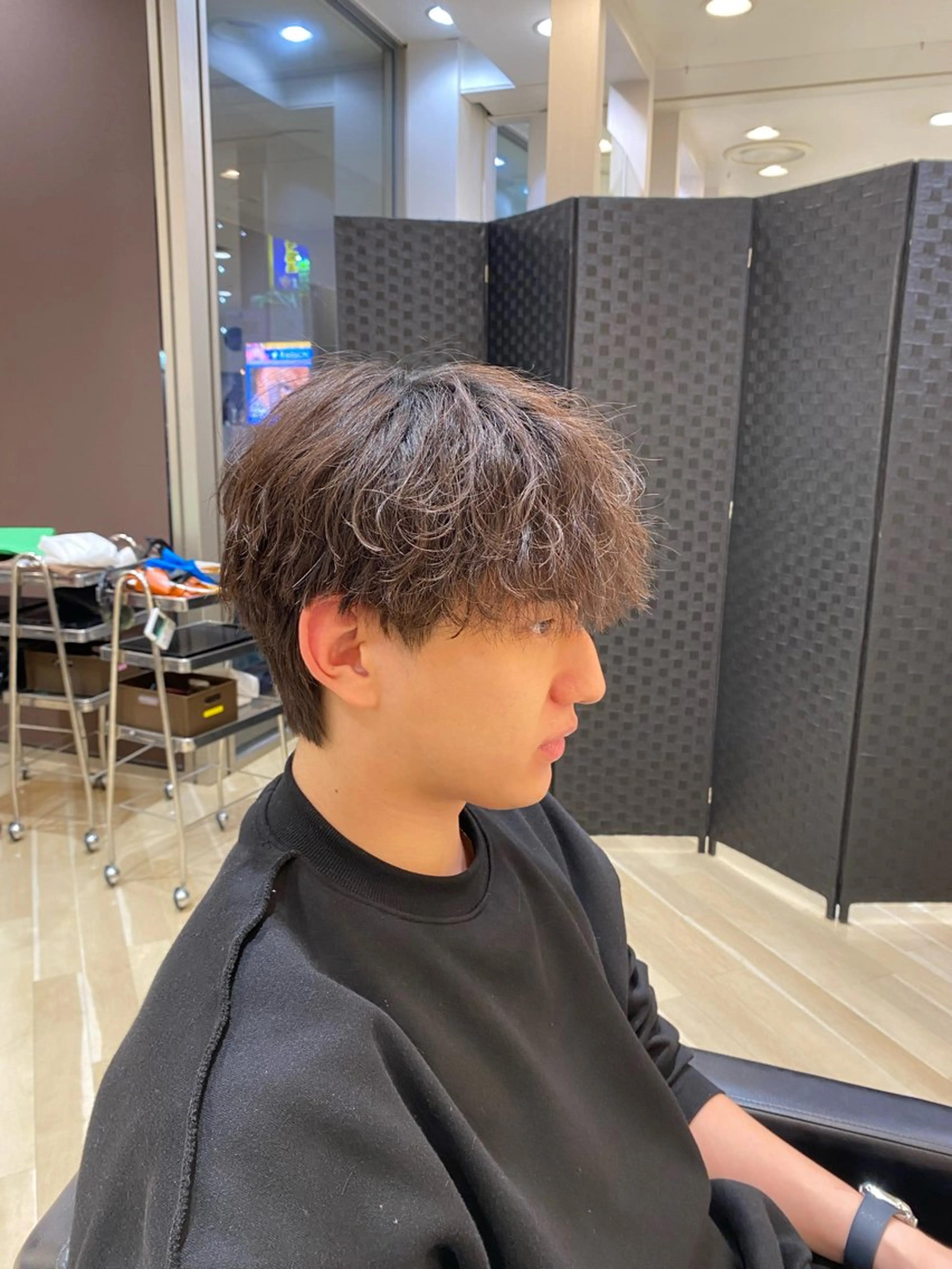 メンズ マッシュ 刈り上げ カット 👑パーマ支持 No.1👑松田力也のヘアスタイル