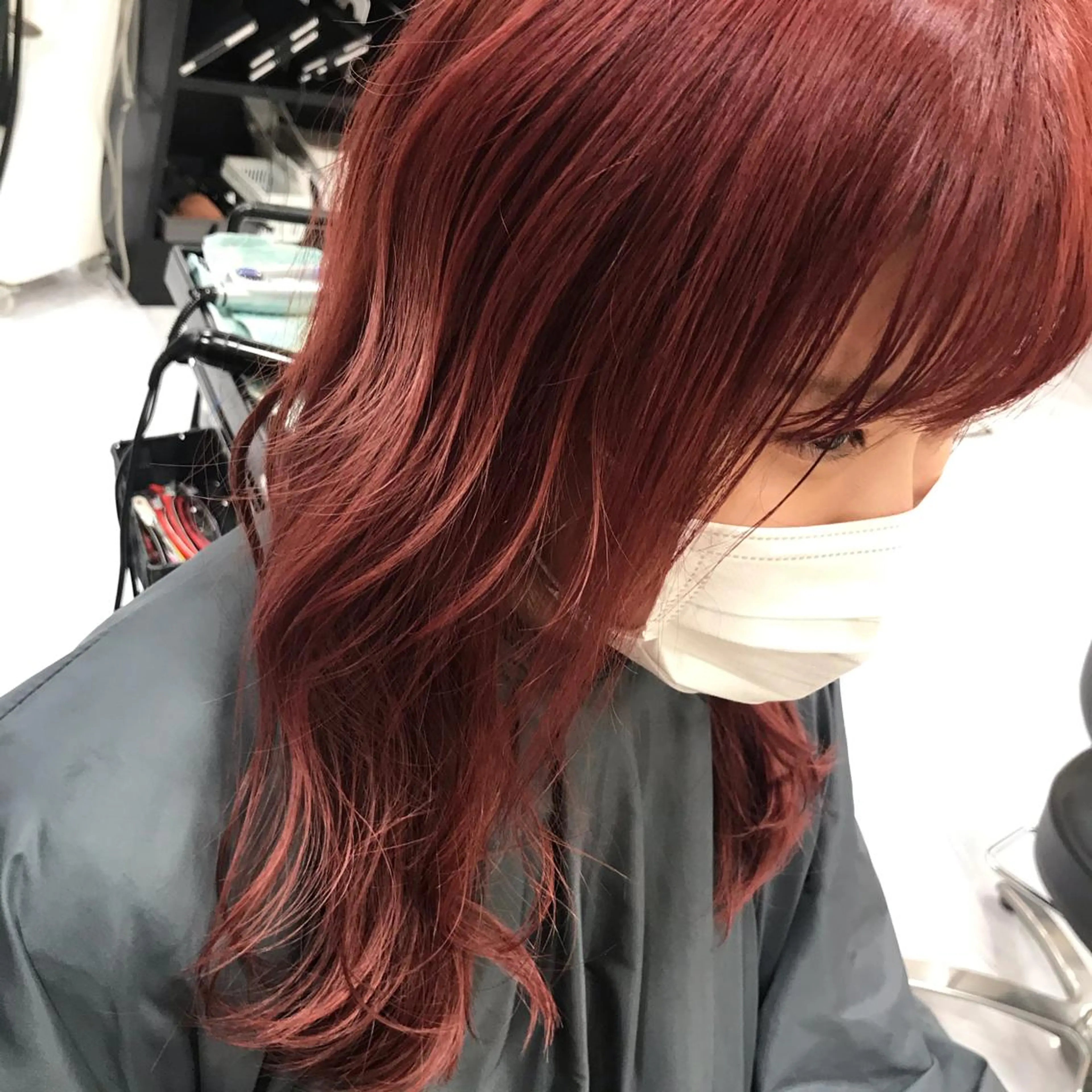 ロング カラー ブリーチ カット ヘアカラー トリートメント ヘアセット 🌼杉田 胡桃🌼のヘアスタイル