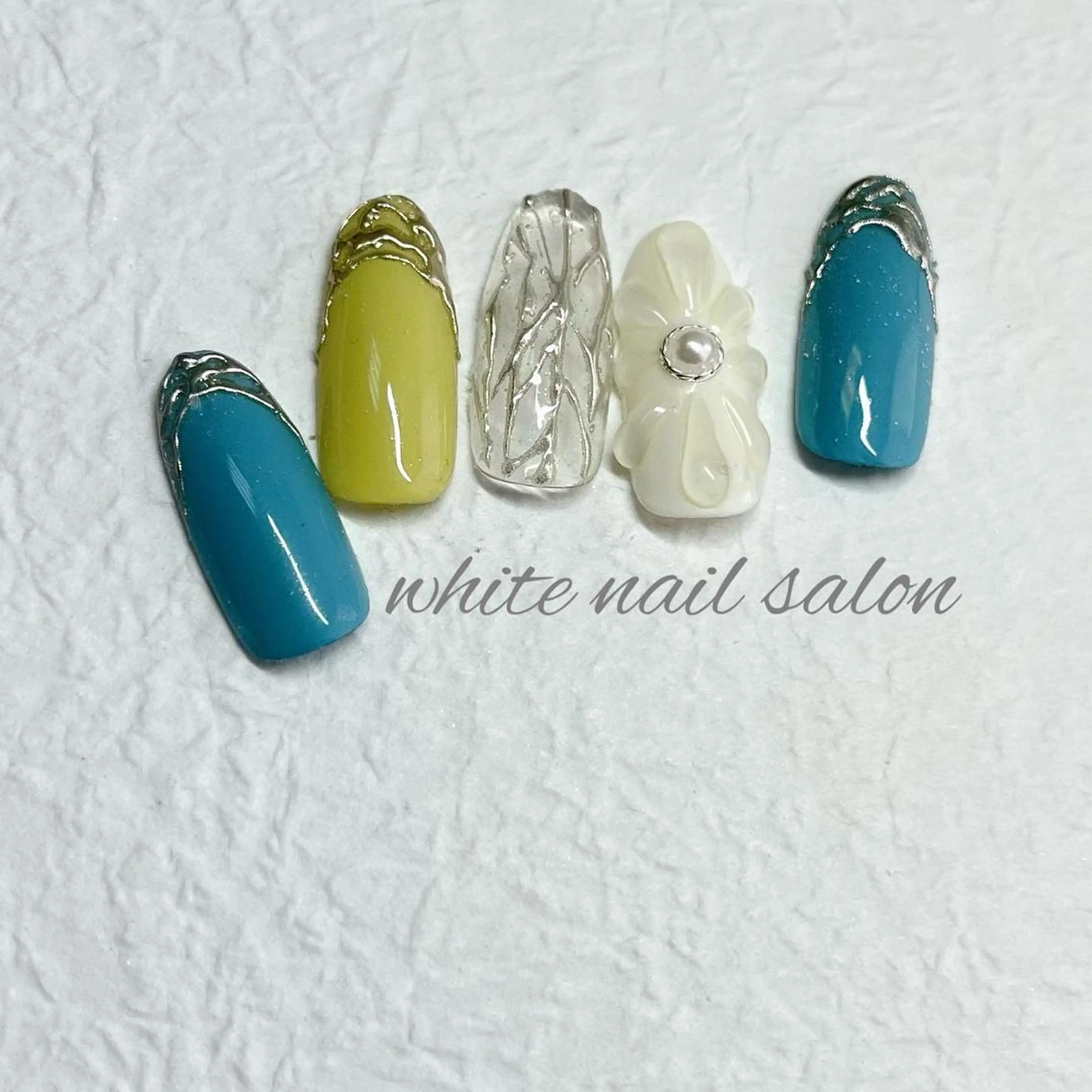 ネイル ジェルネイル ハードジェル ラメ(グリッター) 持ち込み ソフトジェル ハンドネイル white nail salonのネイルデザイン