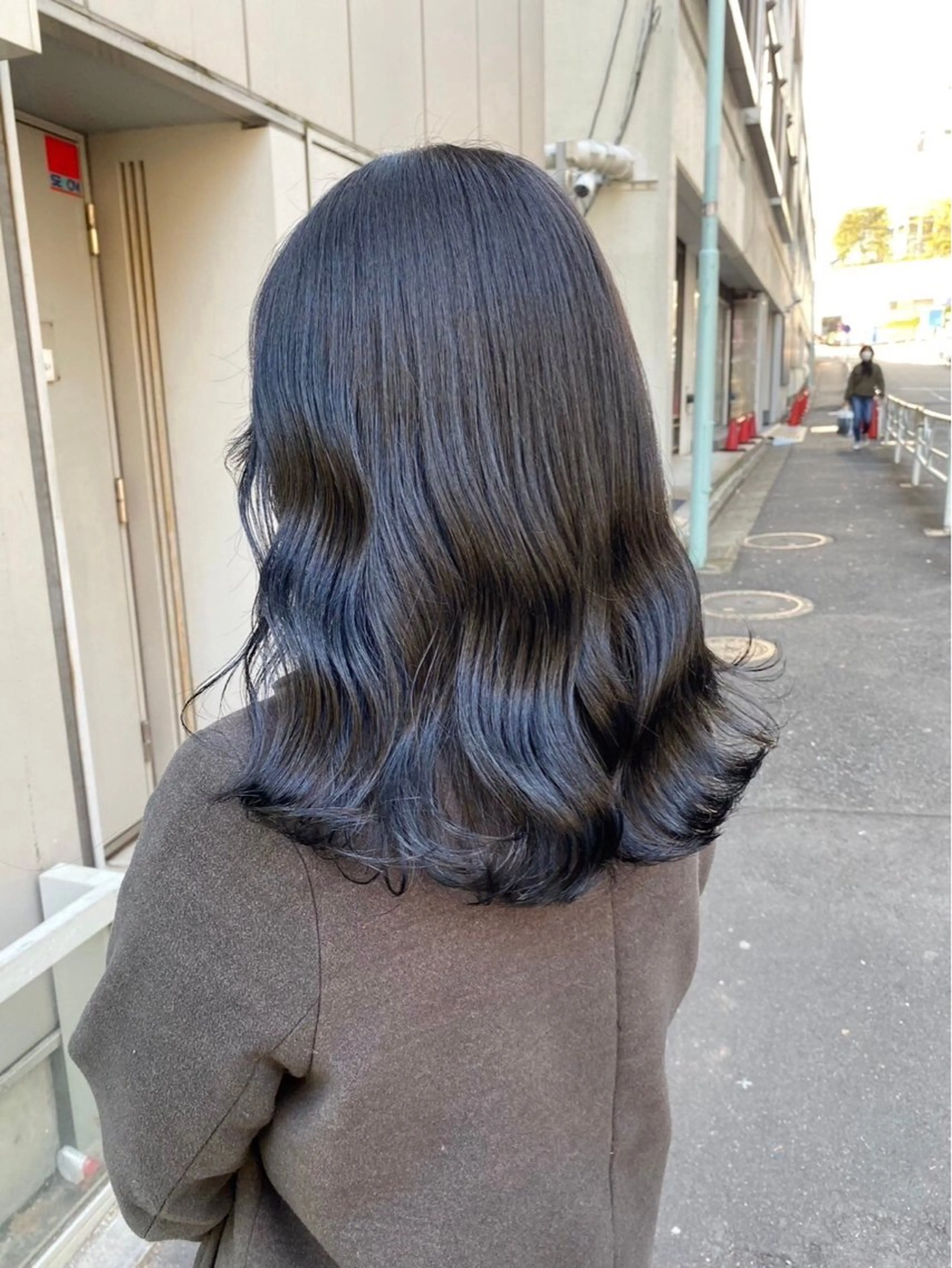 セミロング カラー ダブルカラー特化✨ /透明感カラーゆりあのヘアスタイル