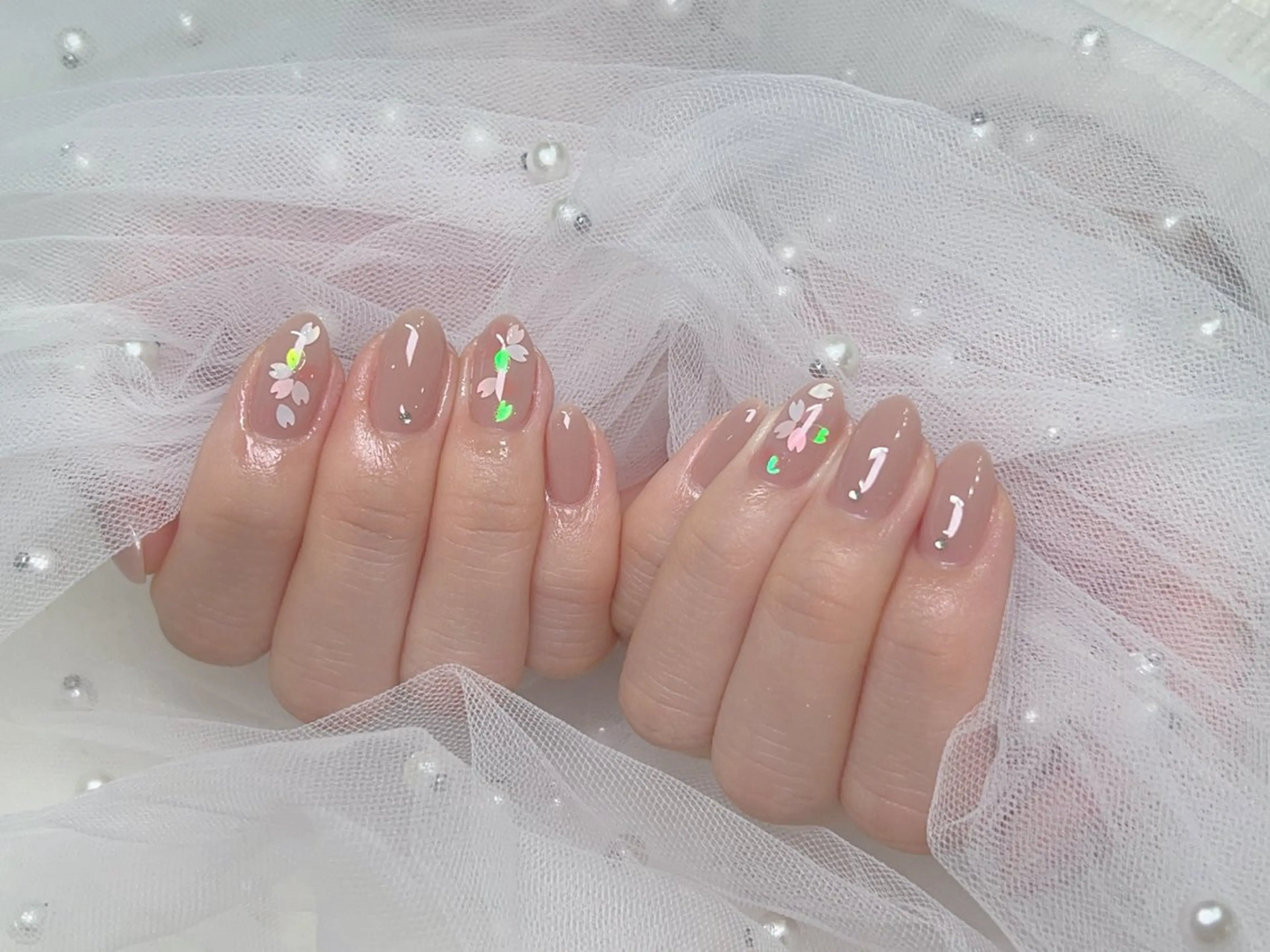 ネイル 桜ネイル L&Y Nail salonのネイルデザイン