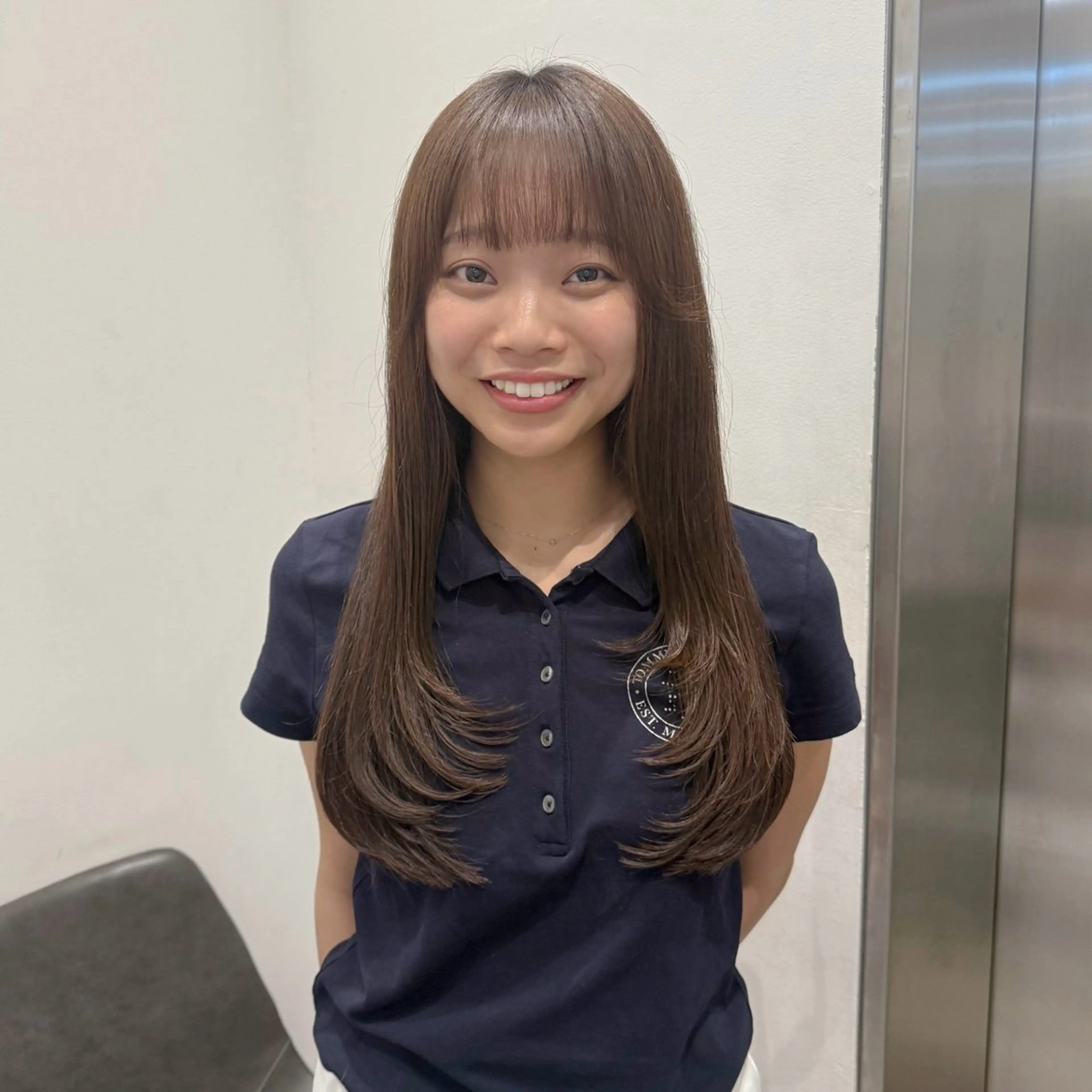 ロング レイヤーカット ゆるふわ淡色🐰 kotomi🎀のヘアスタイル