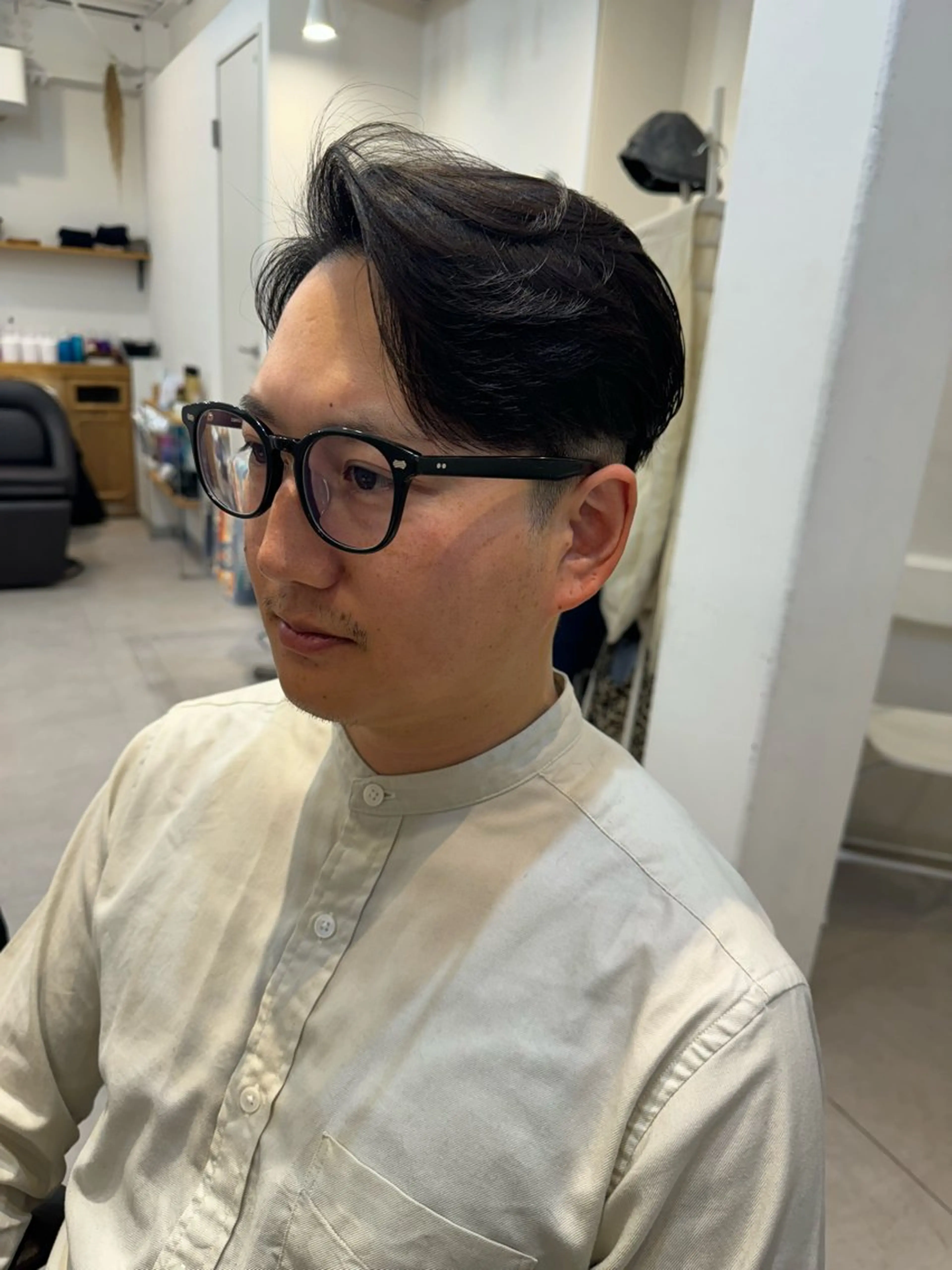 ミディアム パーマ メンズ カット ヘッドスパ Dxxxx III所属・オシャレ女性目線の 大人メンズ❁⃘*.ﾟのヘアスタイル