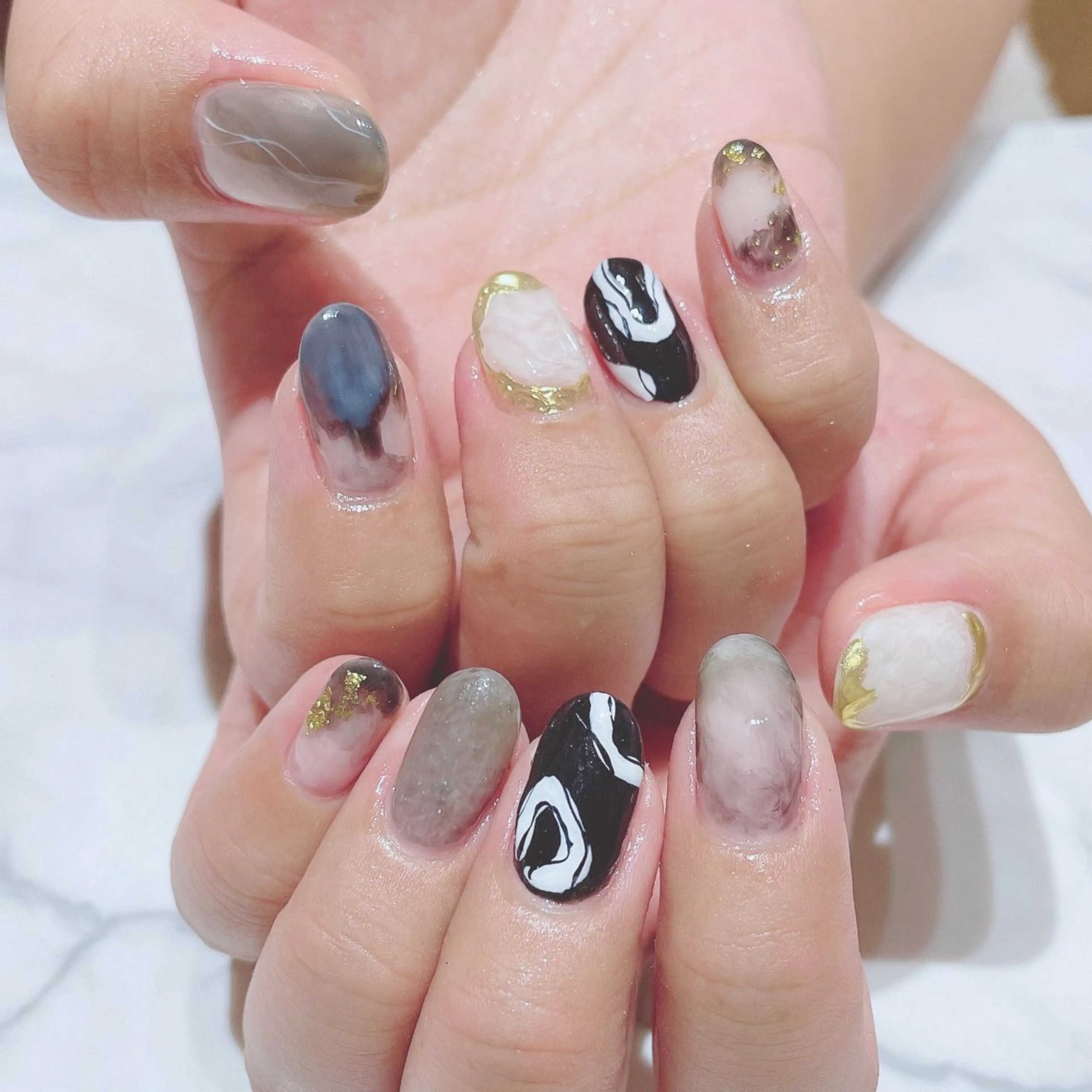 ネイル 持ち込み ネイルサロン Belleのネイルデザイン