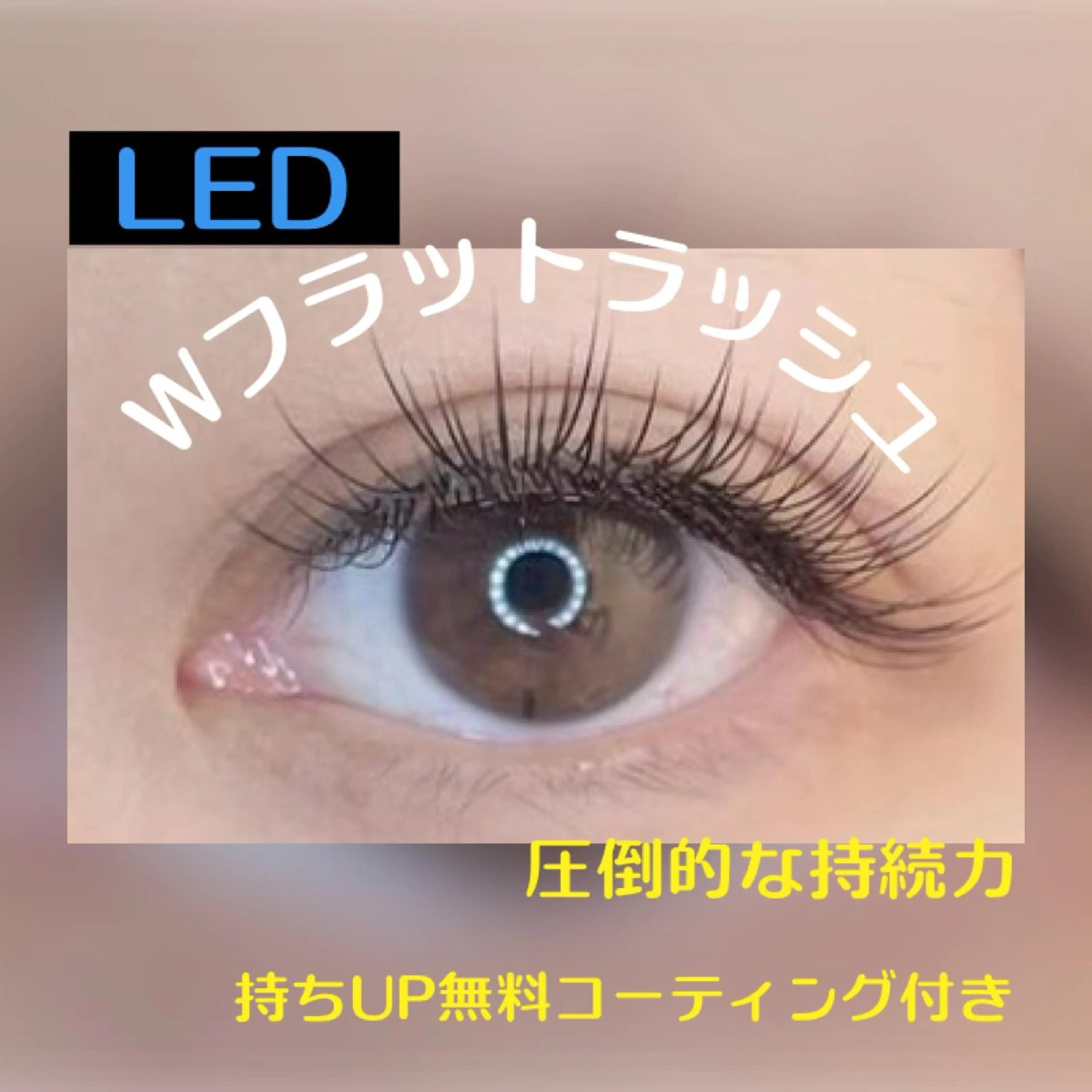 マツエク・マツパ バインドロック カラーマツエク フラットラッシュ 髙野 遥のマツエク・マツパデザイン