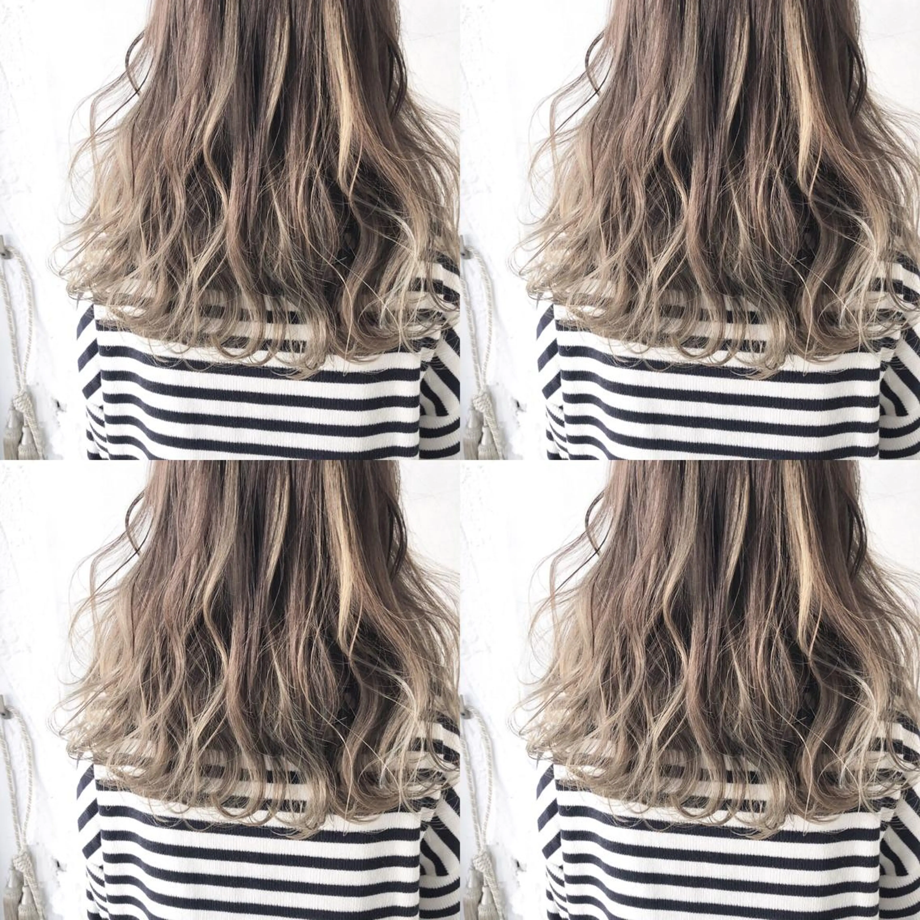 ロング ハイライト ヘアカラー トリートメント 小澤大輔 YOLO hairのヘアスタイル