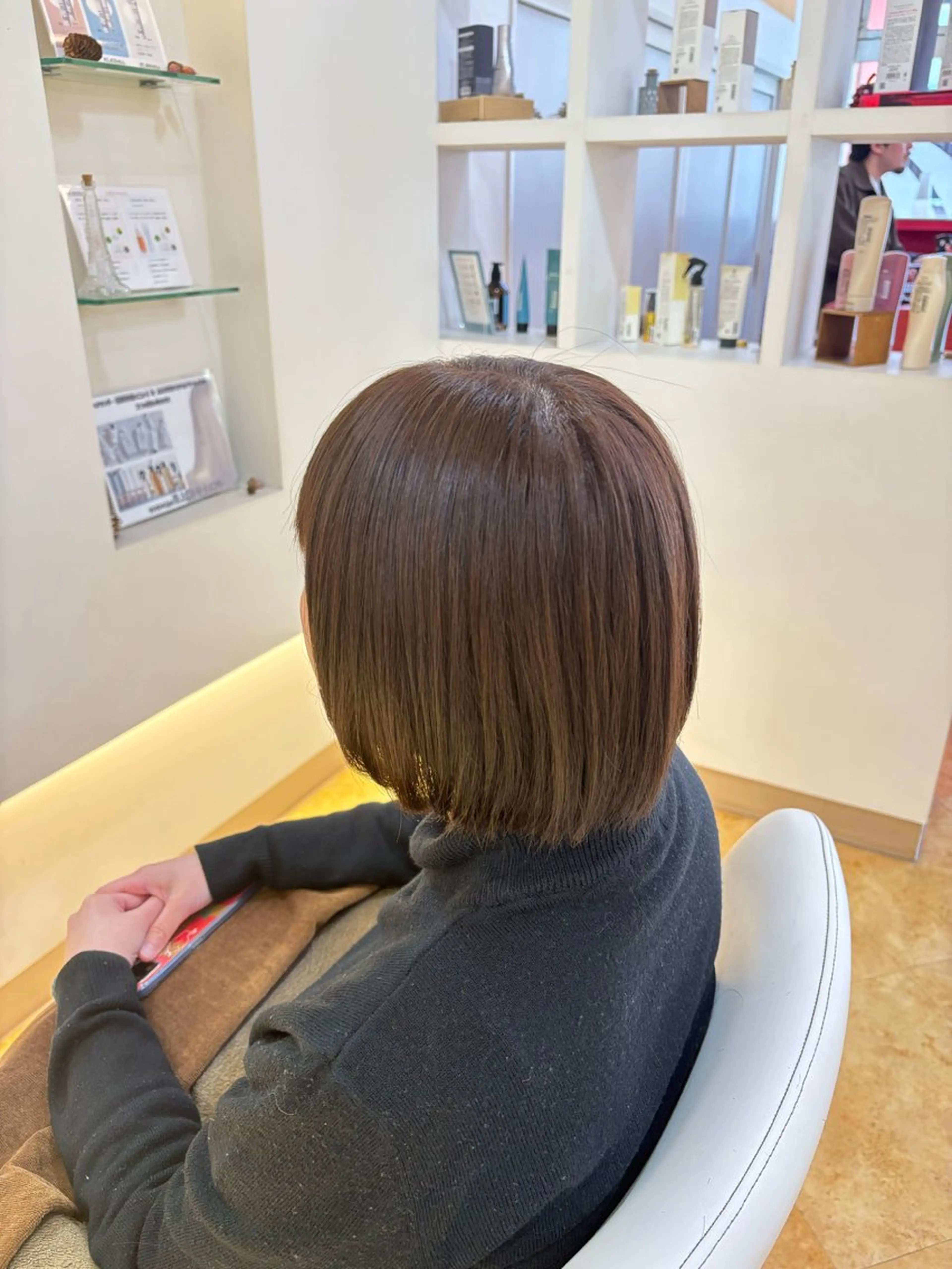ショート ボブ 小松 千夏のヘアスタイル