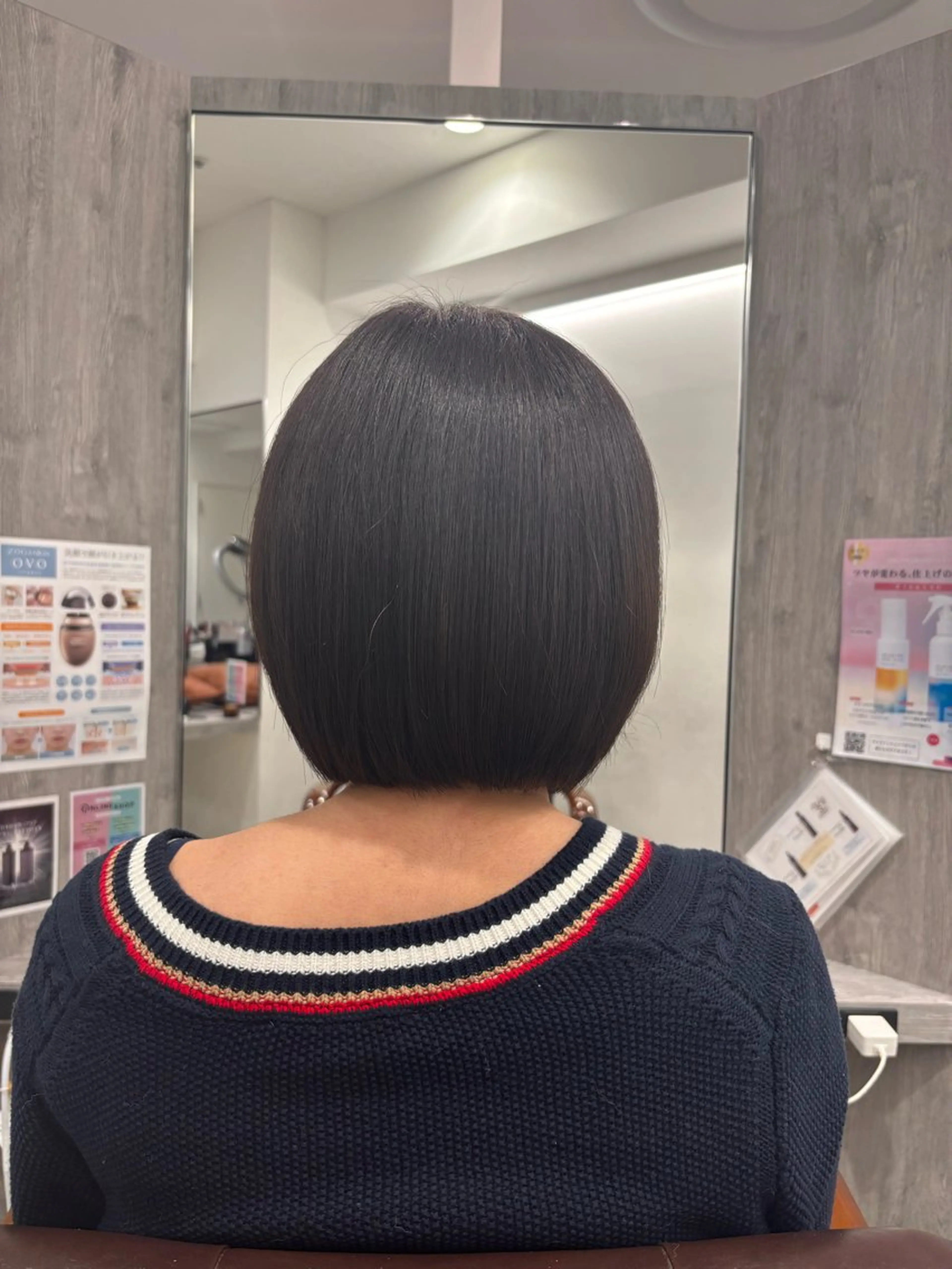 ✂️トリートメント付き✂️⭐️首元スッキリ⭐️🌈ボブカット➕プレミアムカラー🌈の写真