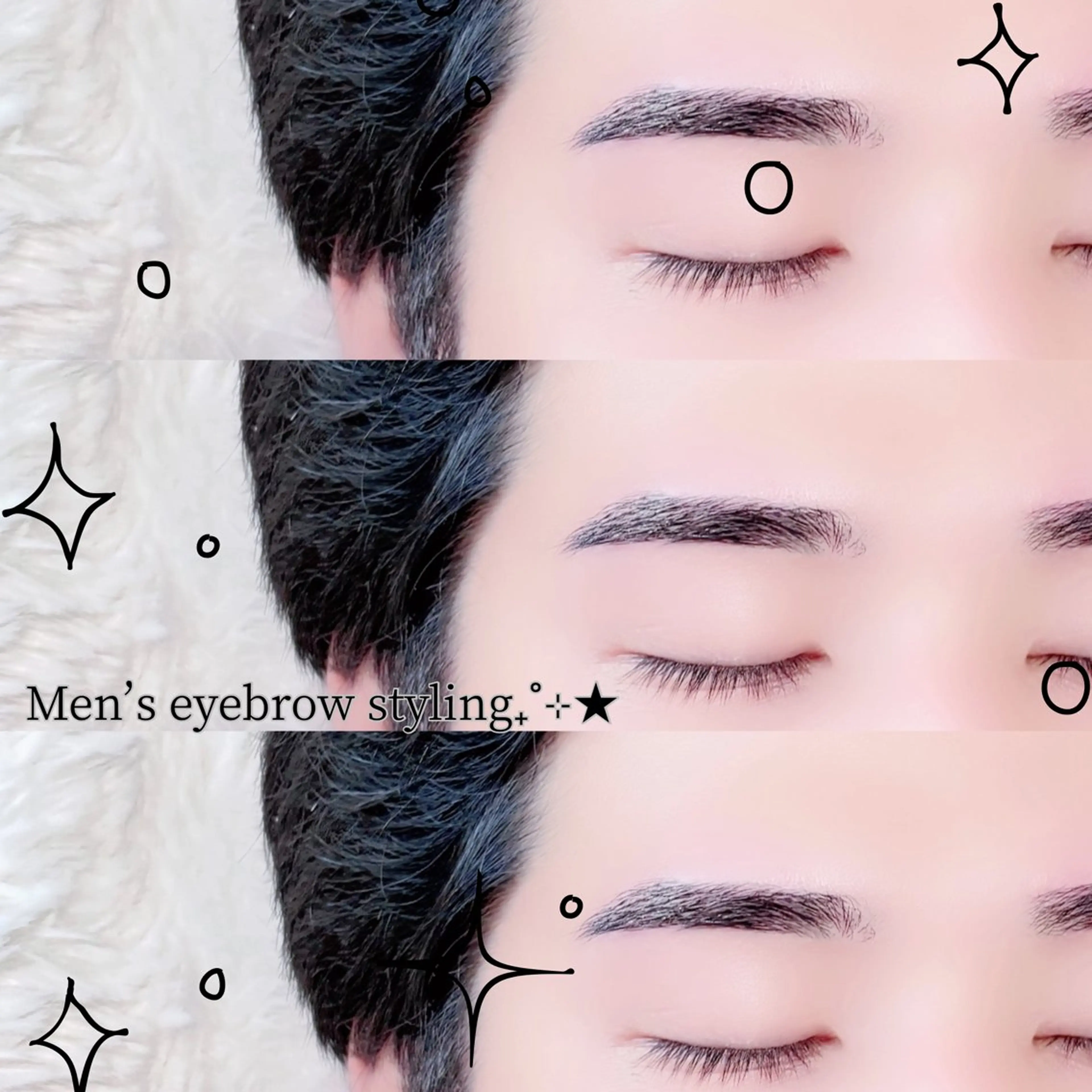 【Only men’s ♱✮🪽】men’s eyebrow styling ¥5,500→¥4,500の写真