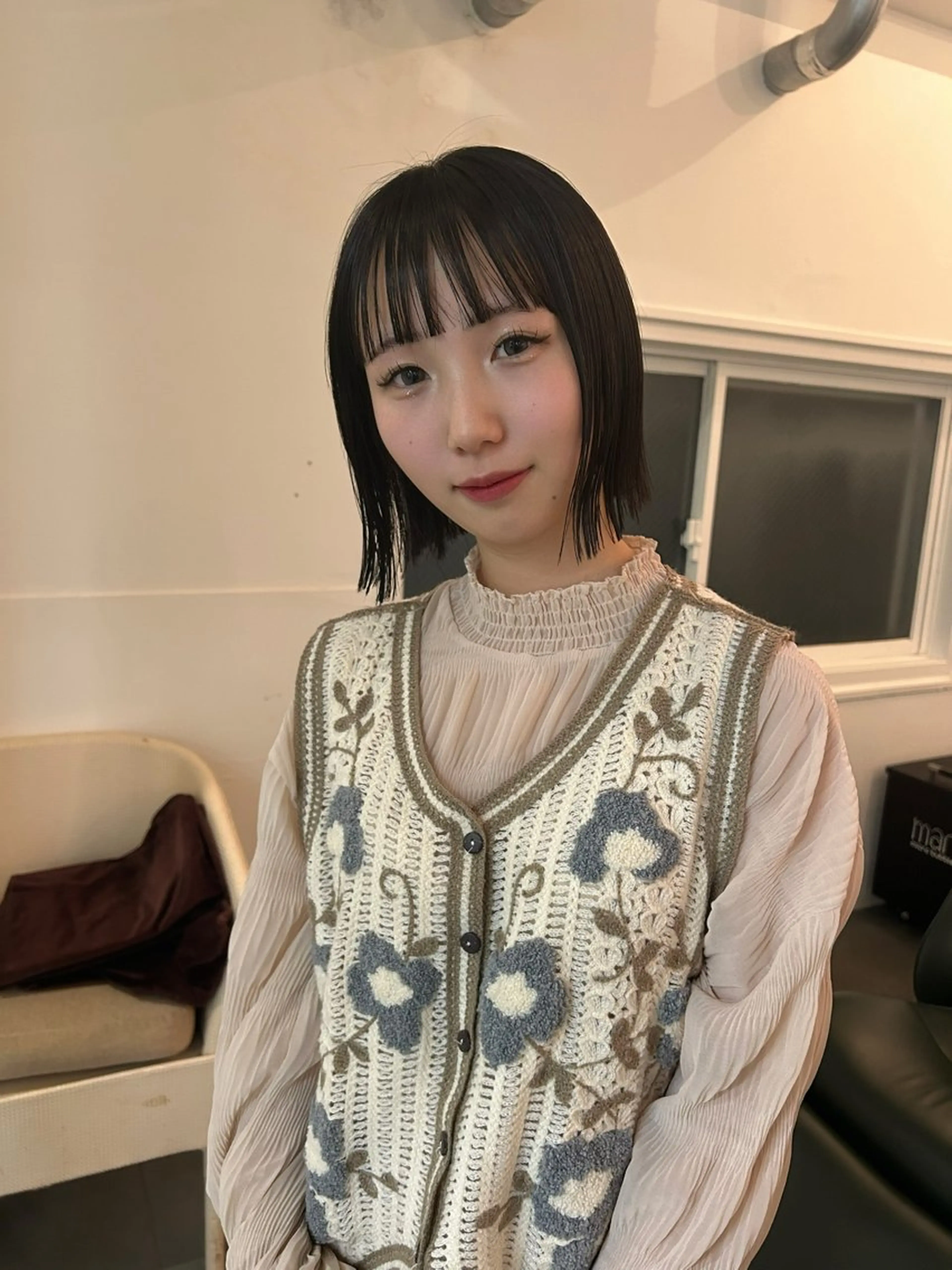 ショート カラー カット ヘアカラー 原 瑞希のヘアスタイル