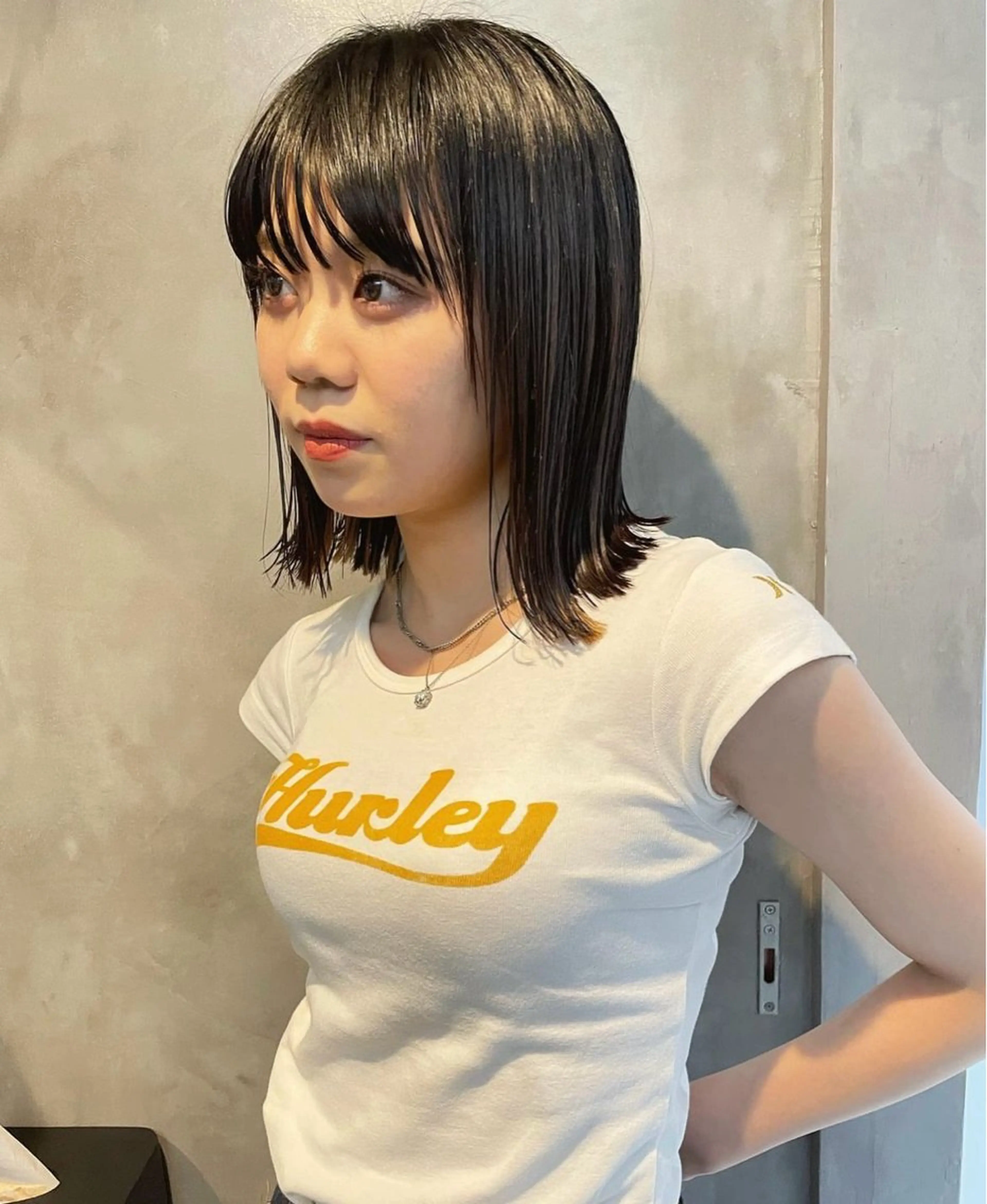 ミディアム カラー パーマ 縮毛矯正 トリートメント VIE表参道所属・艶感カラー🫧縮毛 矯正🌟りょおのヘアスタイル