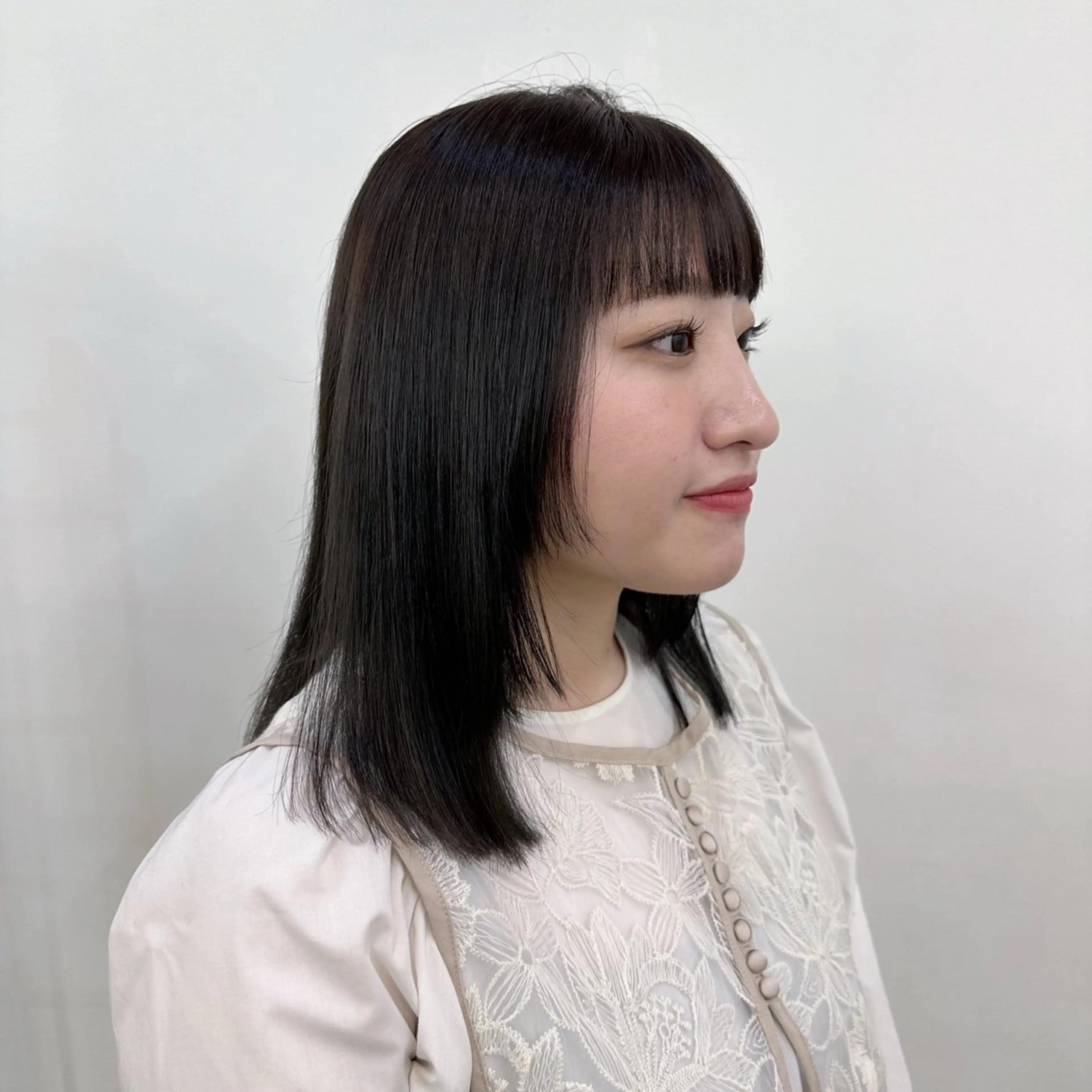 ミディアム カラー ヘアカラー さとう あやかのヘアスタイル
