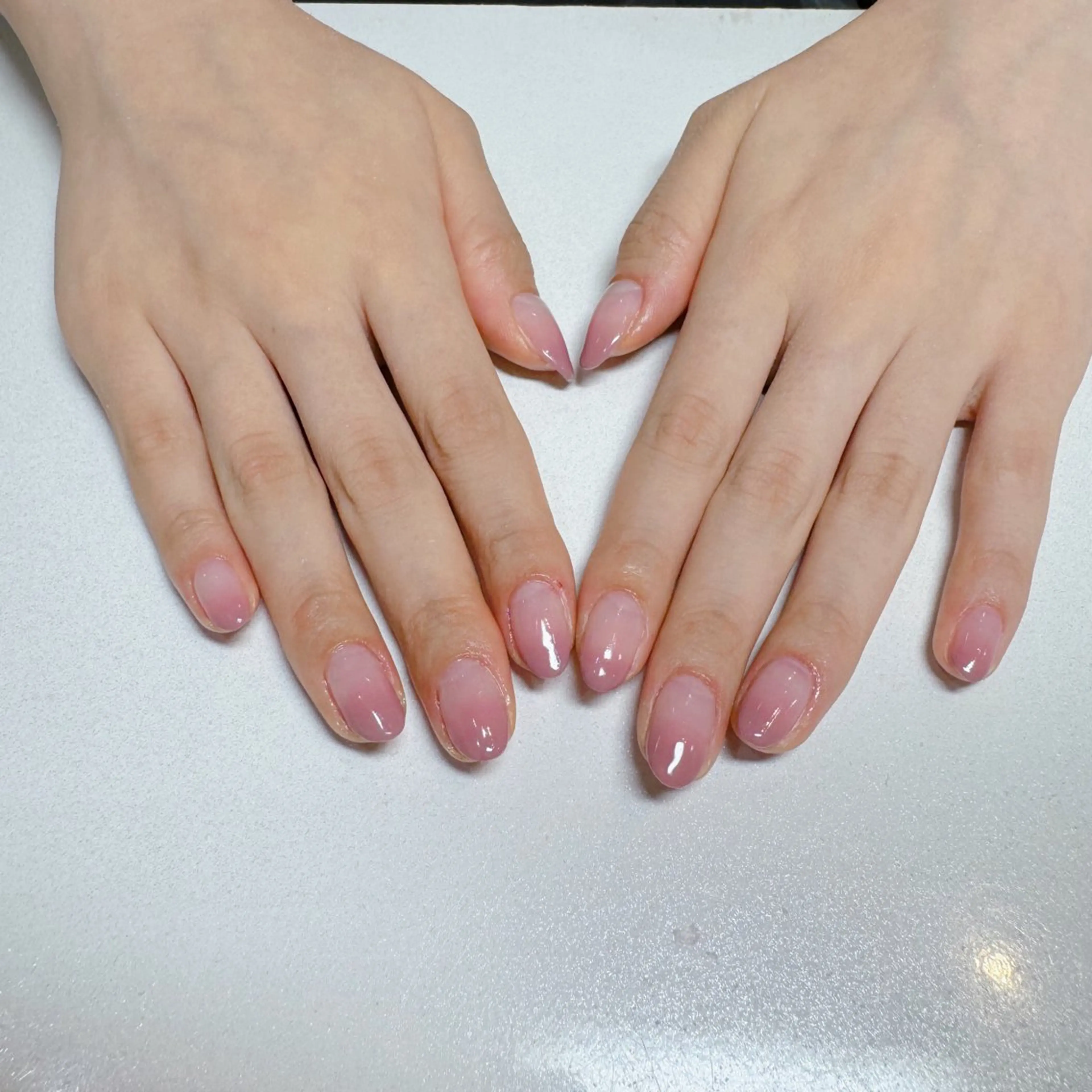 ネイル グラデーション パープル mieux nail aireiのネイルデザイン