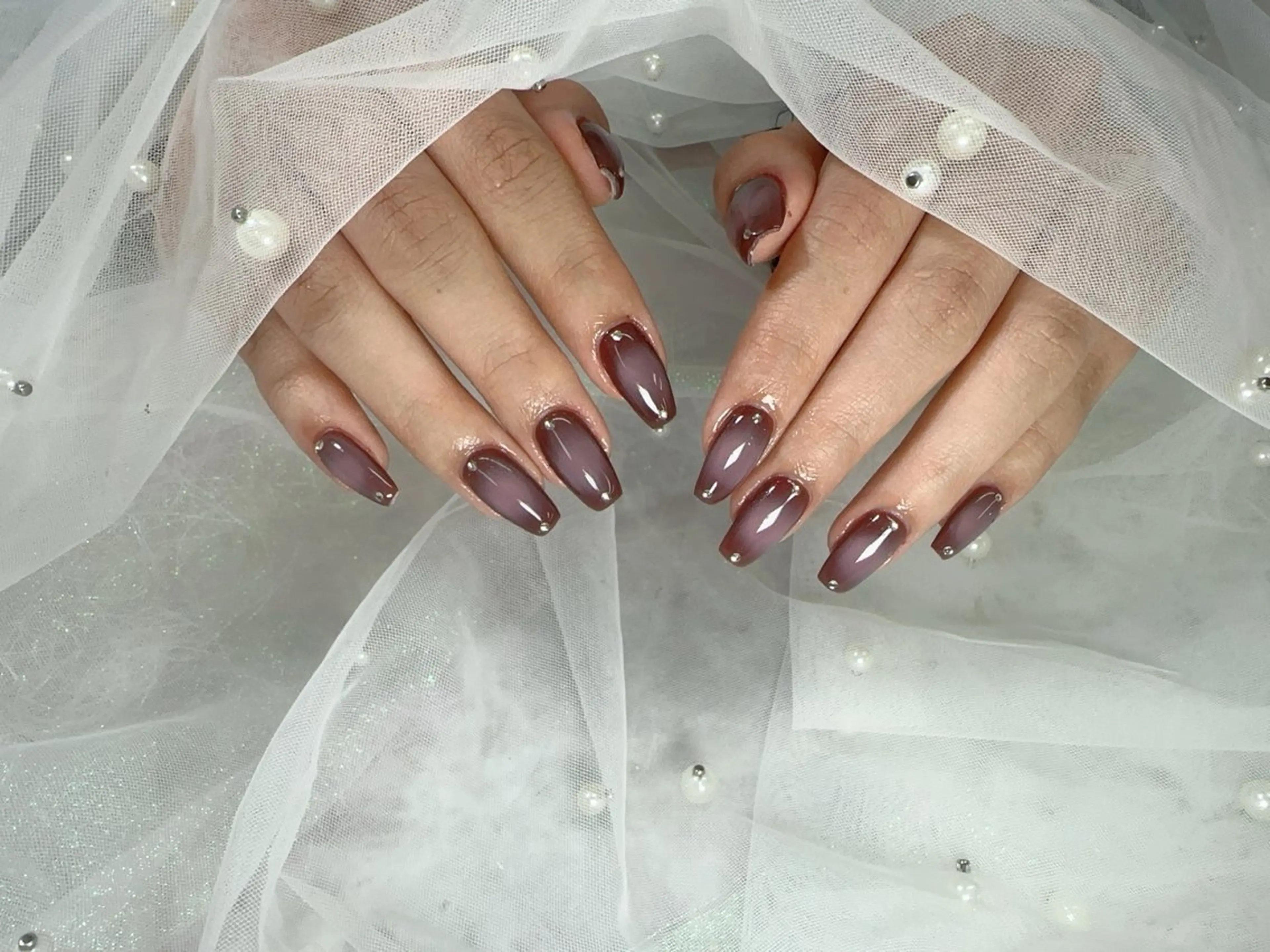 ネイル ハンドネイル Hey🌈NAIL 長さ出し専門店のネイルデザイン