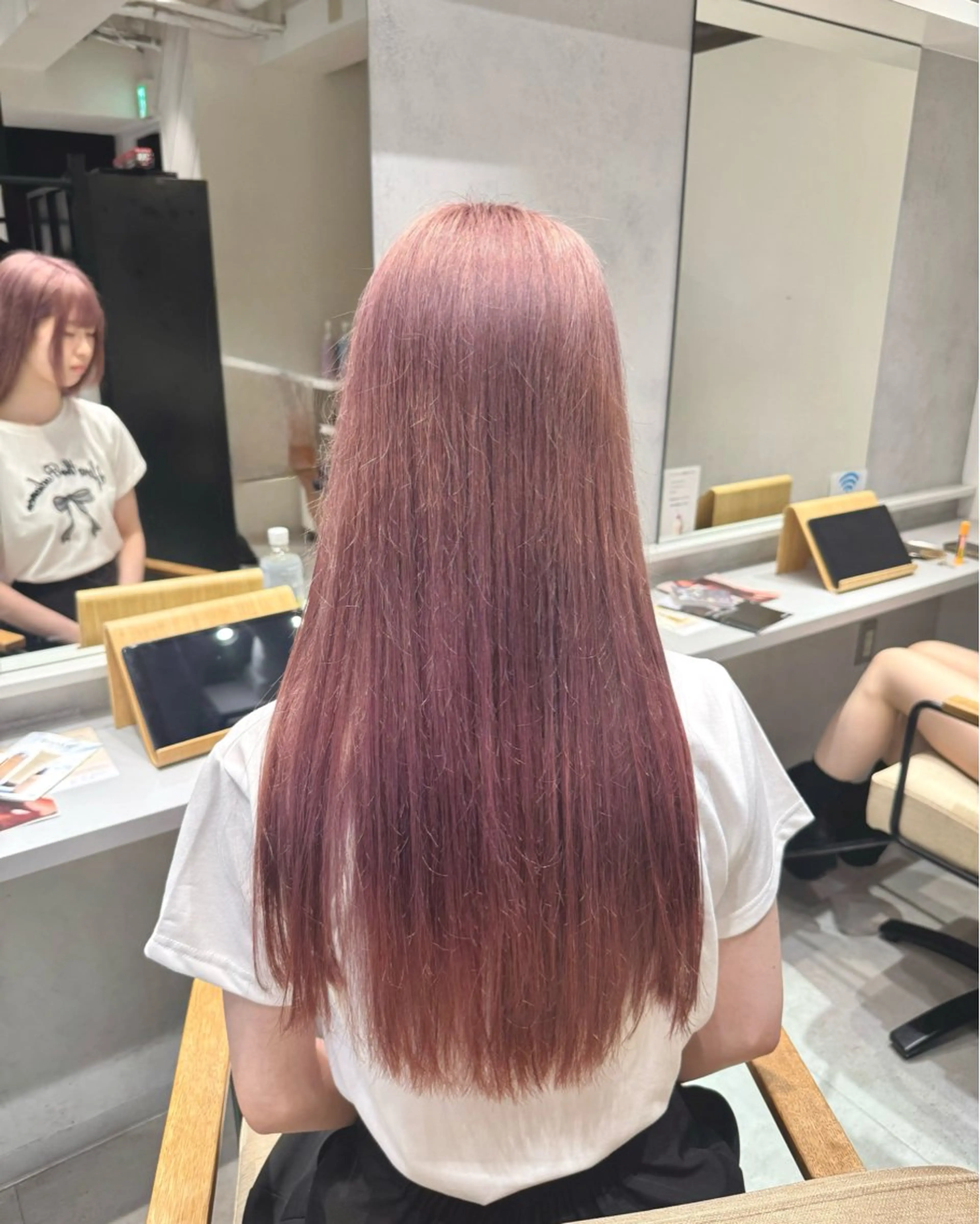 ミディアム カラー ヘアカラー ai 梅田/暖色カラーのヘアスタイル