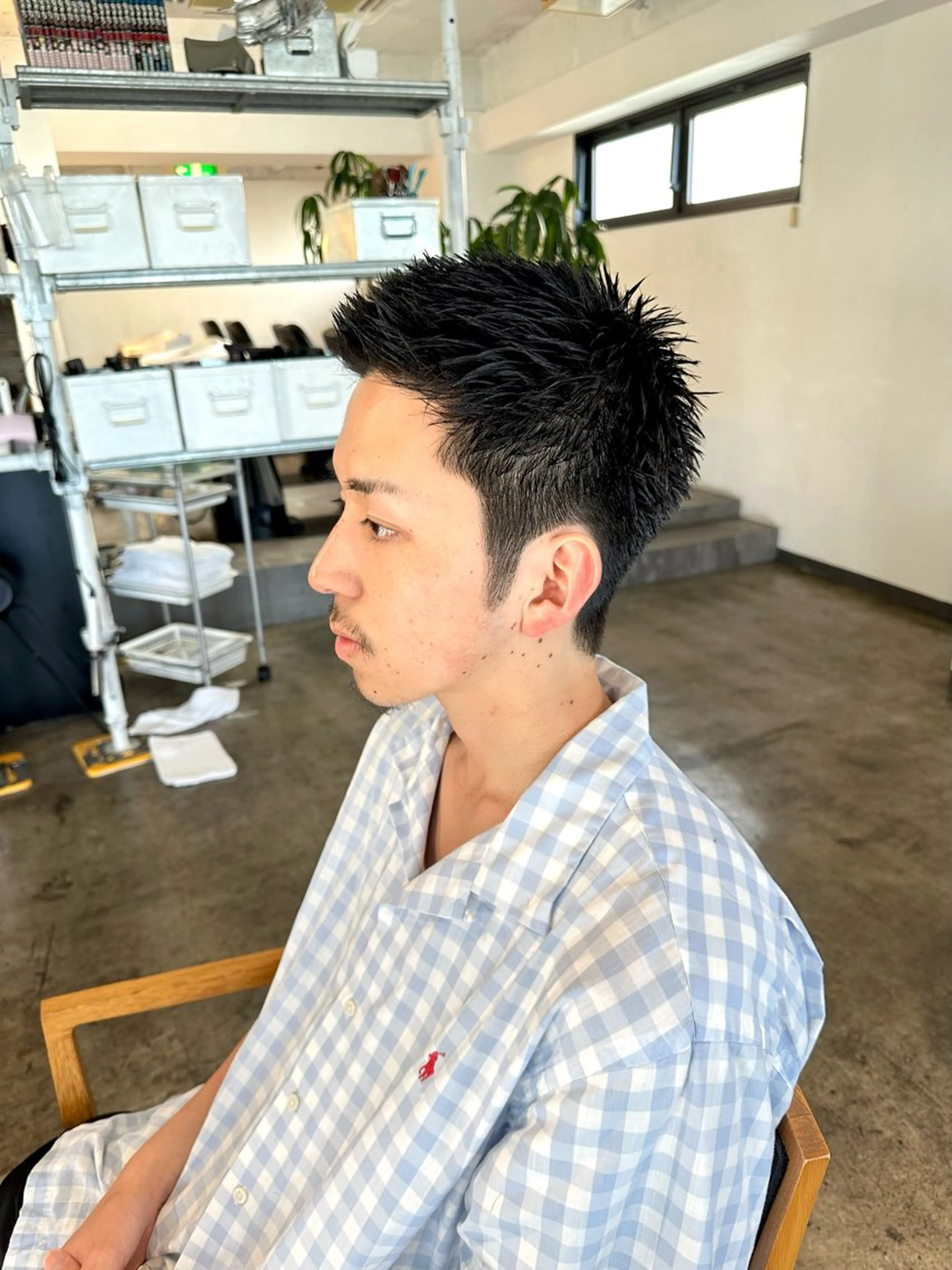 メンズ フェードカット スパイキーショート カット 骨格補正施術/メンズ 専門美容師/YUYAのヘアスタイル