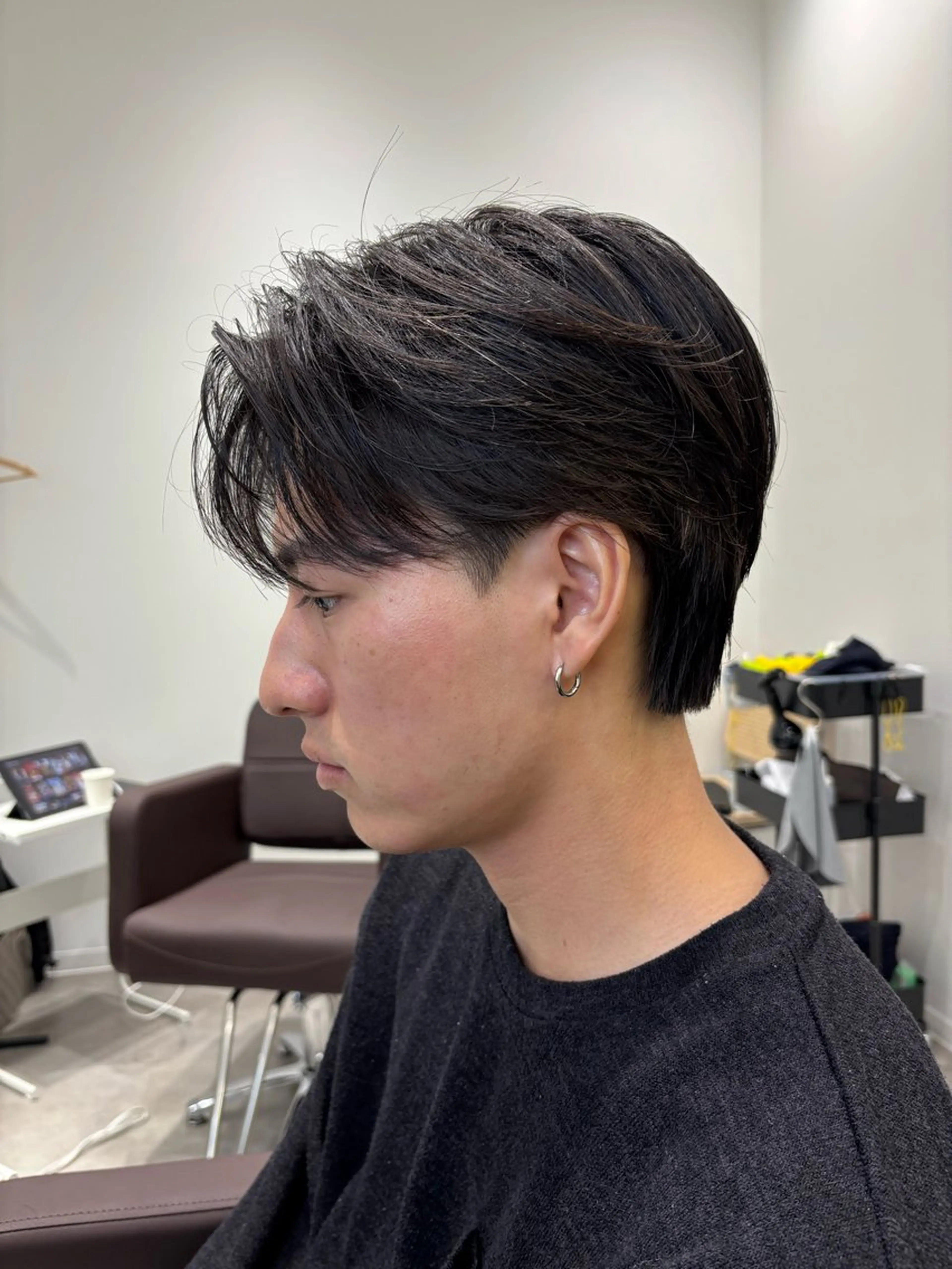 メンズ kalm所属・✵TAKUMI/ 横浜/センターパートのヘアスタイル