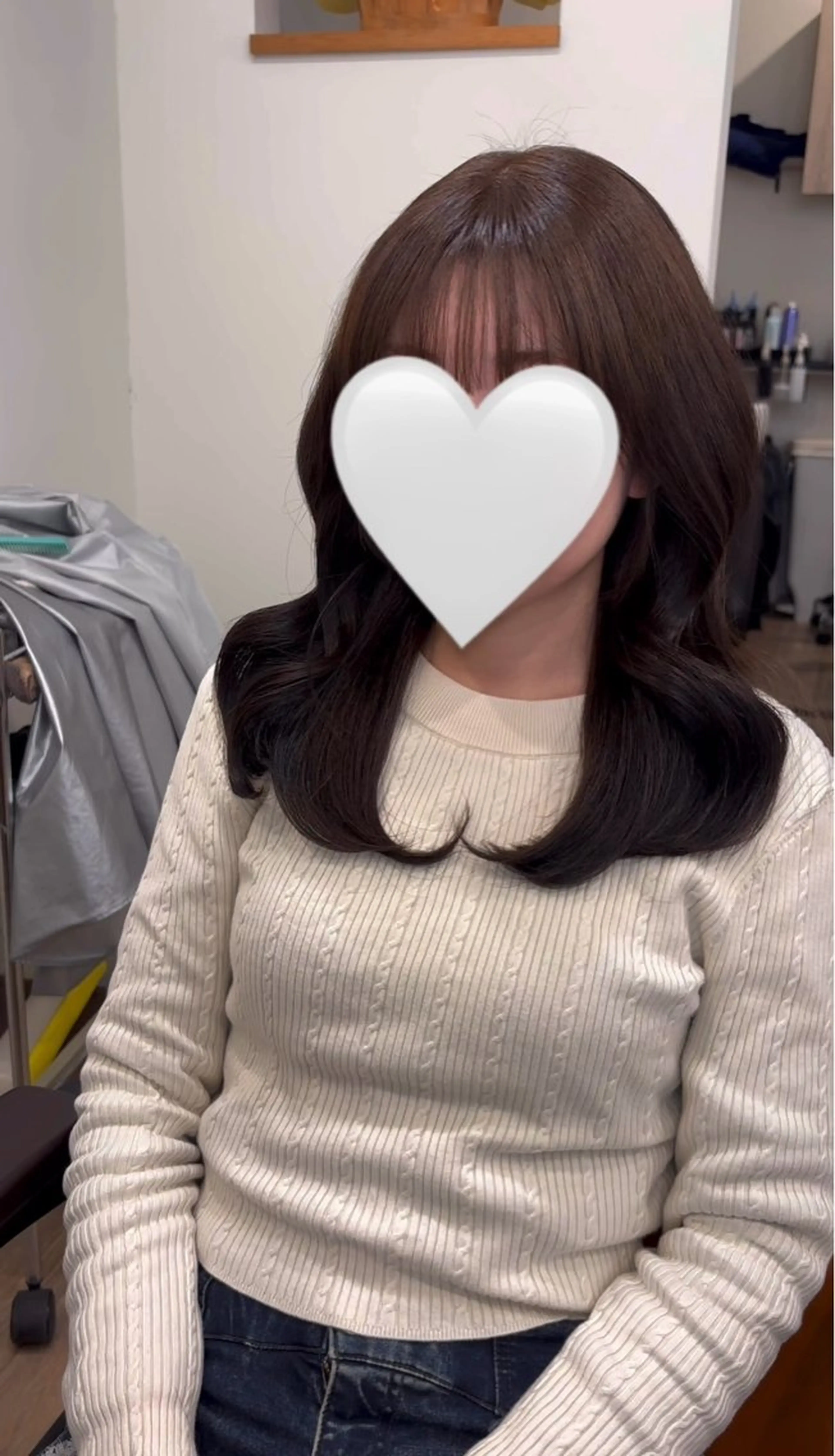 セミロング レイヤーカット カット ヘアカラー トリートメント レイヤーカット🫧艶 カラー/LILICAのヘアスタイル