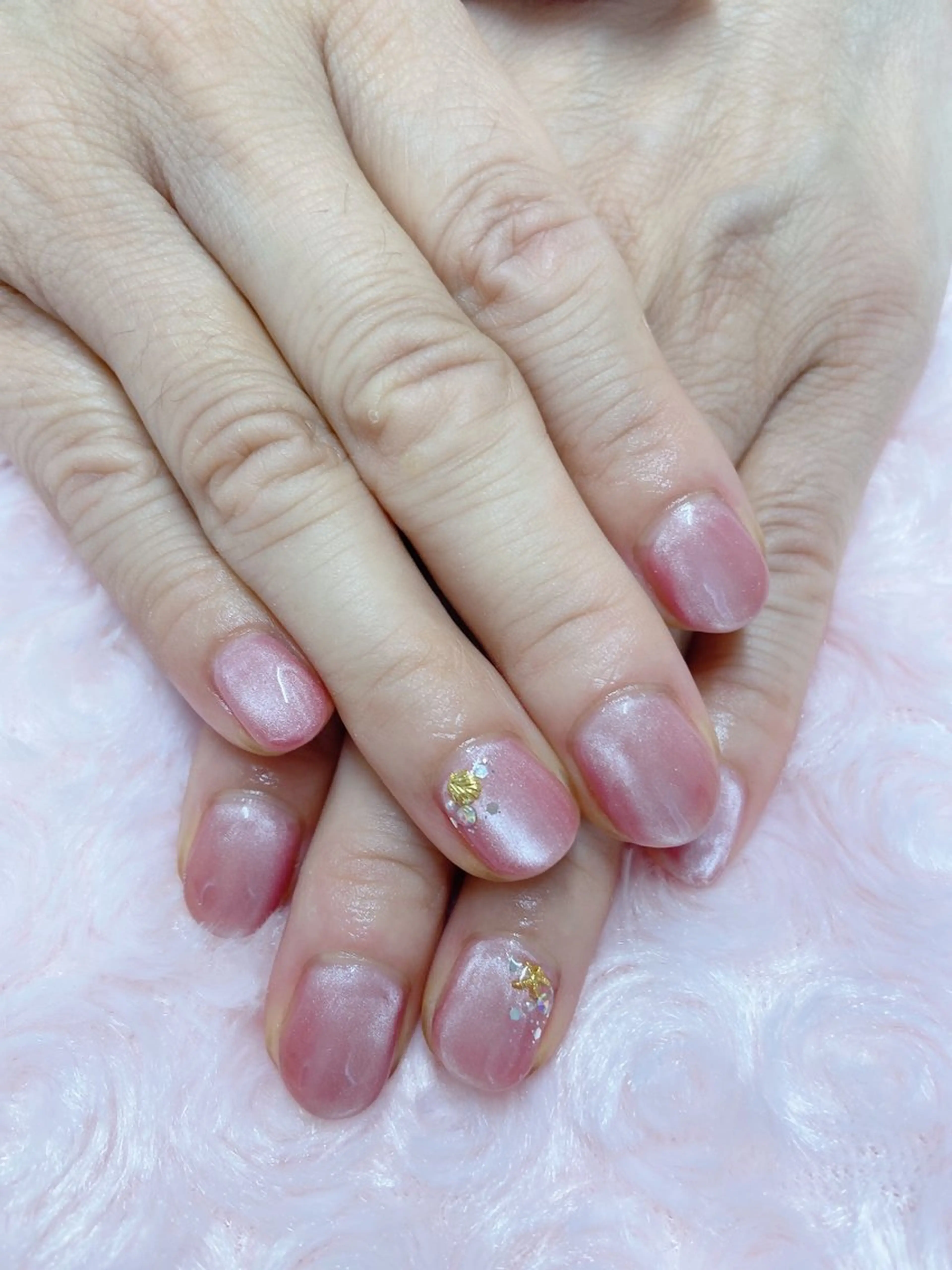 ネイル アートネイル マグネットネイル ハンドネイル nail salon Berry所属・前田 りかのネイルデザイン