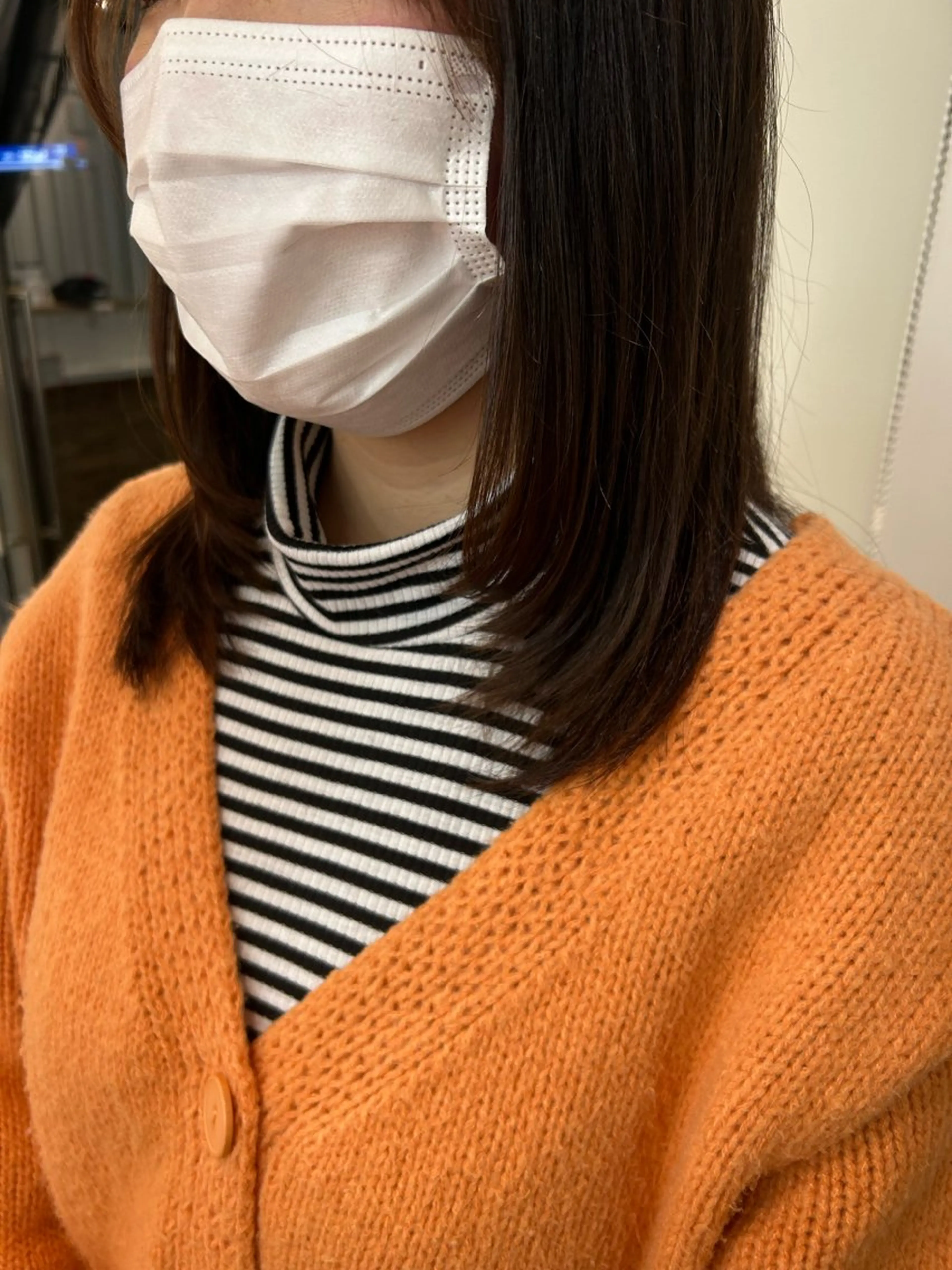 ミディアム 顔まわりレイヤー 顔周りカット レイヤーカット タカムラ ミイユのヘアスタイル