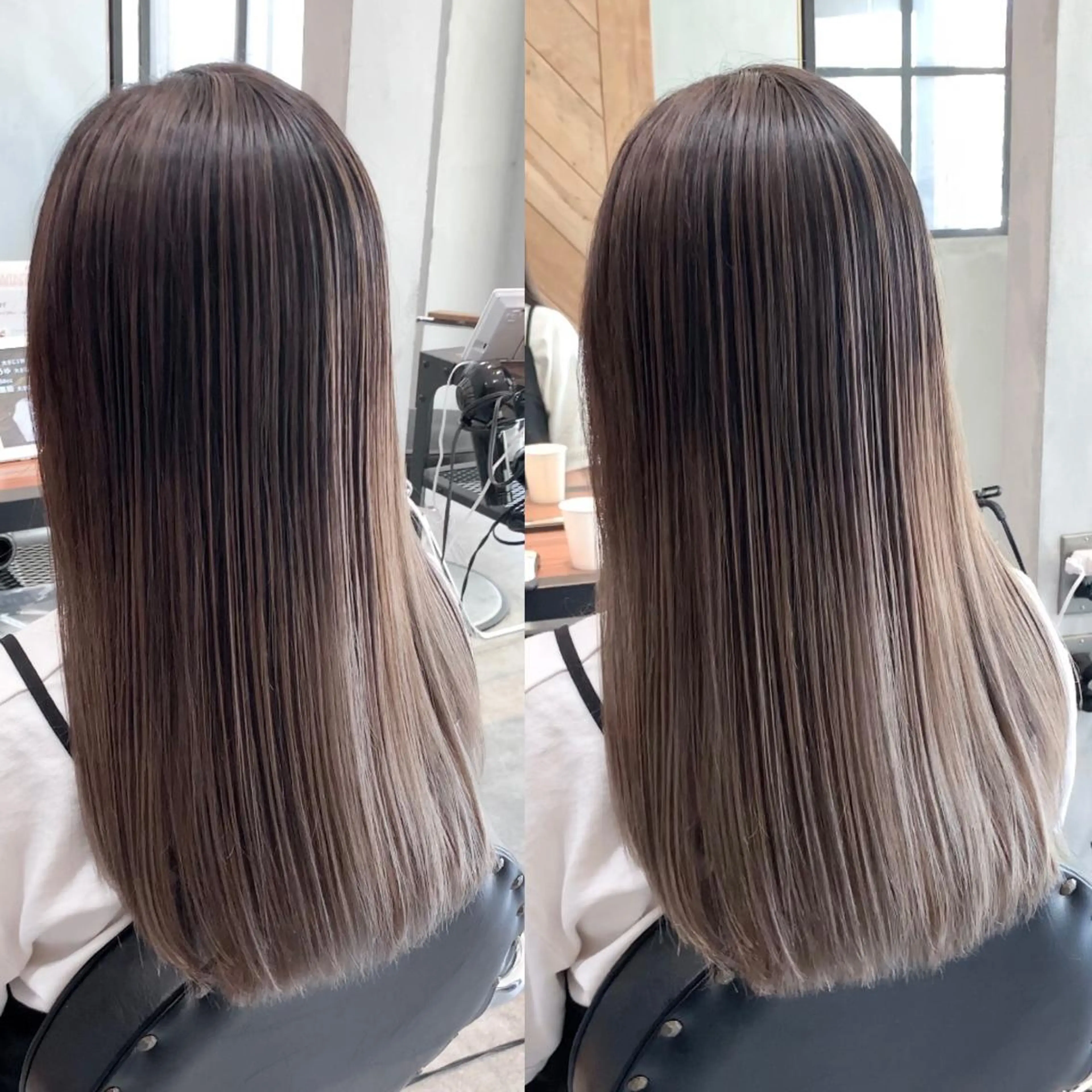 ロング カラー カット ヘアカラー トリートメント lafith hair leco所属・西金 徹のヘアスタイル
