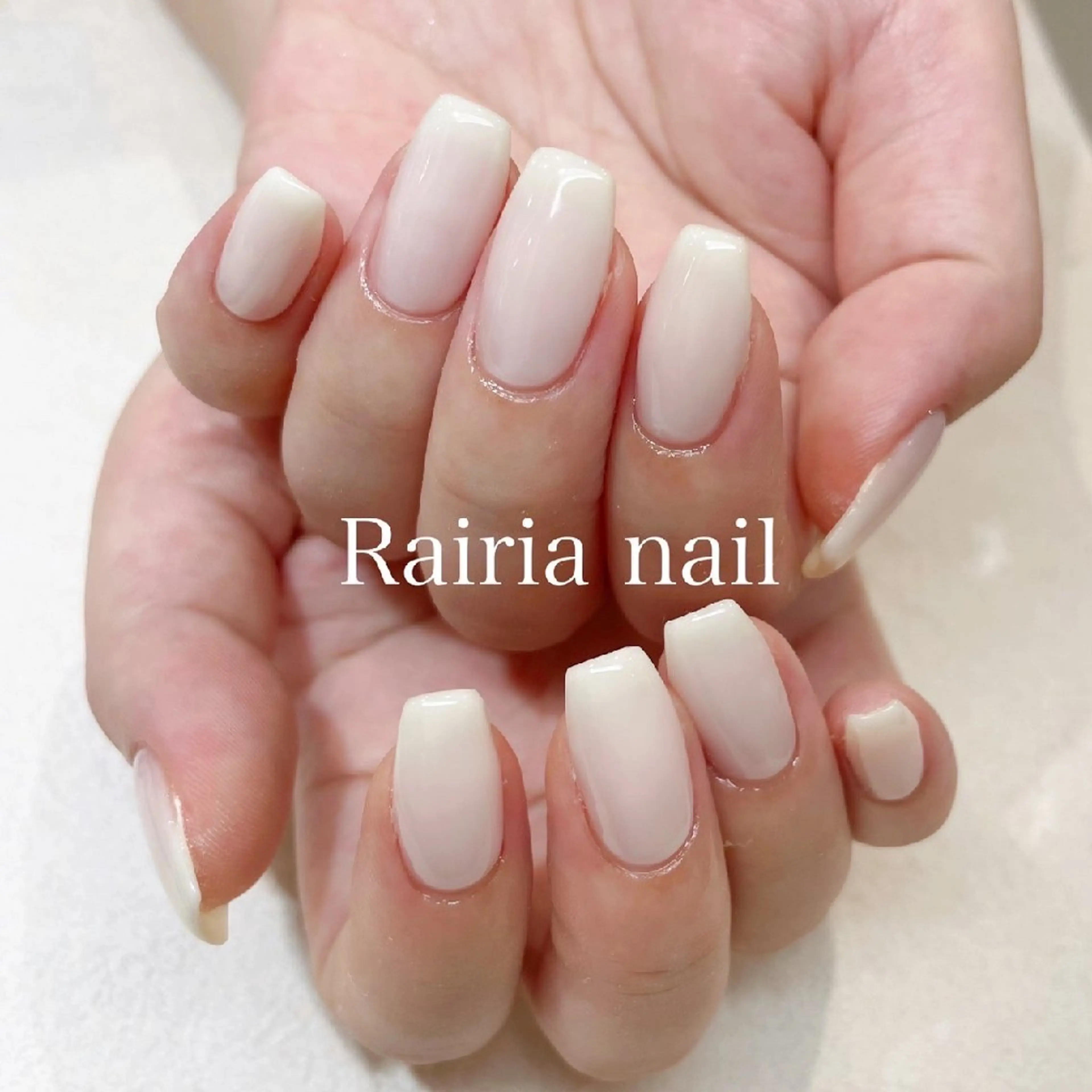 ネイル アートネイル ジェルネイル ニュアンスネイル パラジェル シンプルネイル Rairianail 小手指店のネイルデザイン