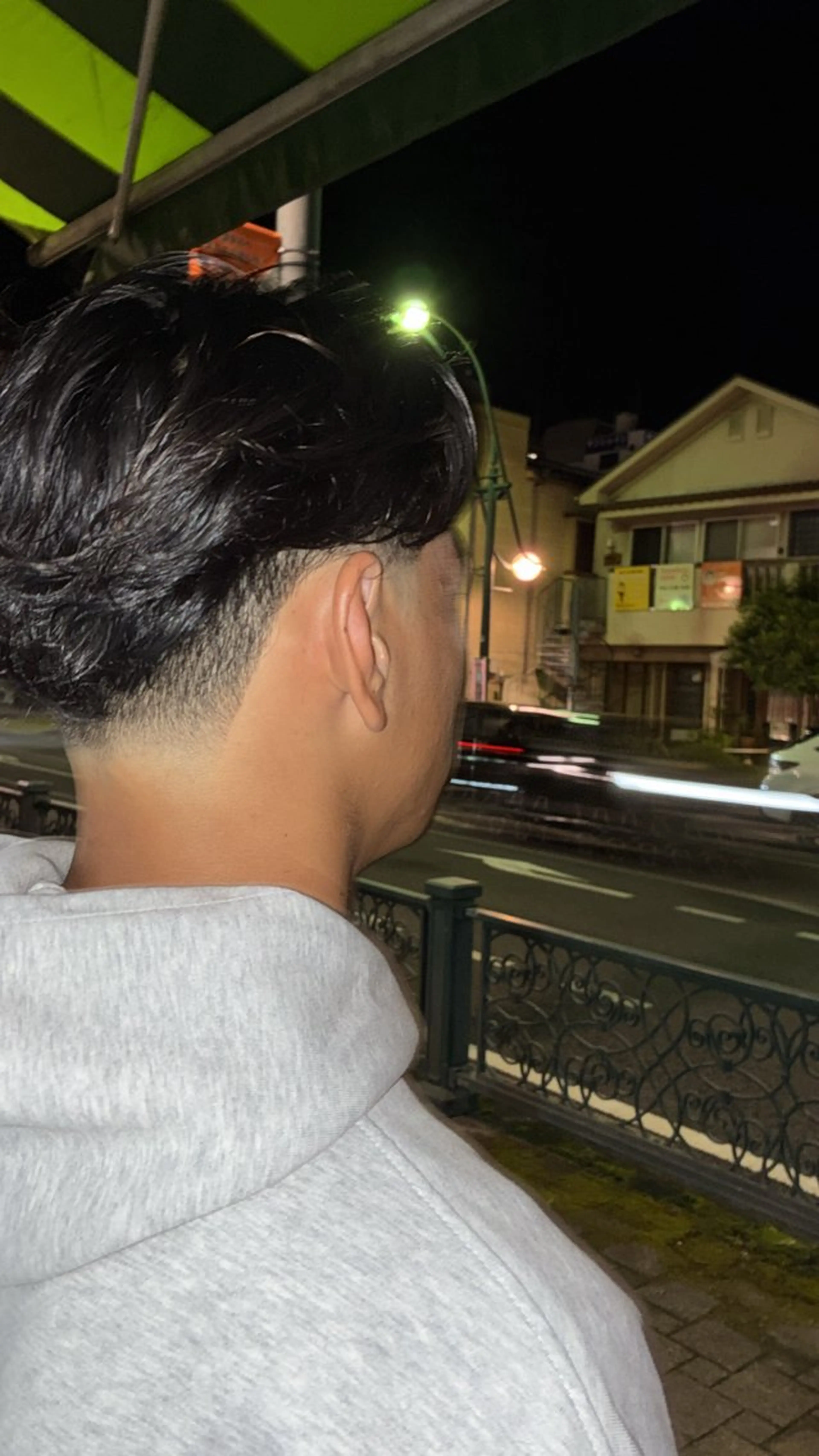 メンズ フェードカット 松本 蓮慈のヘアスタイル