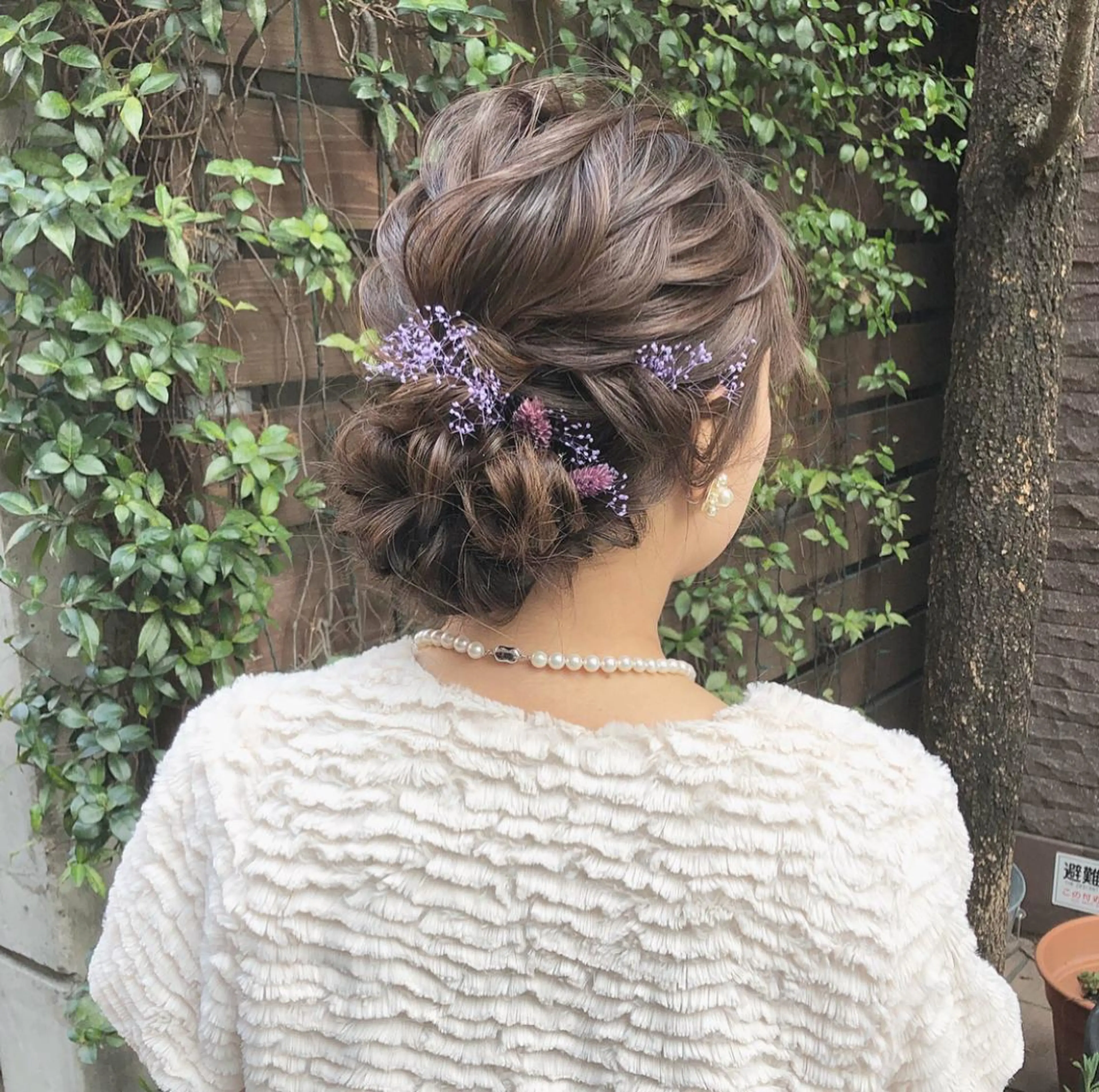 セミロング ヘアアレンジ 簡単アレンジ autre所属・大久保 ひでなりのヘアスタイル