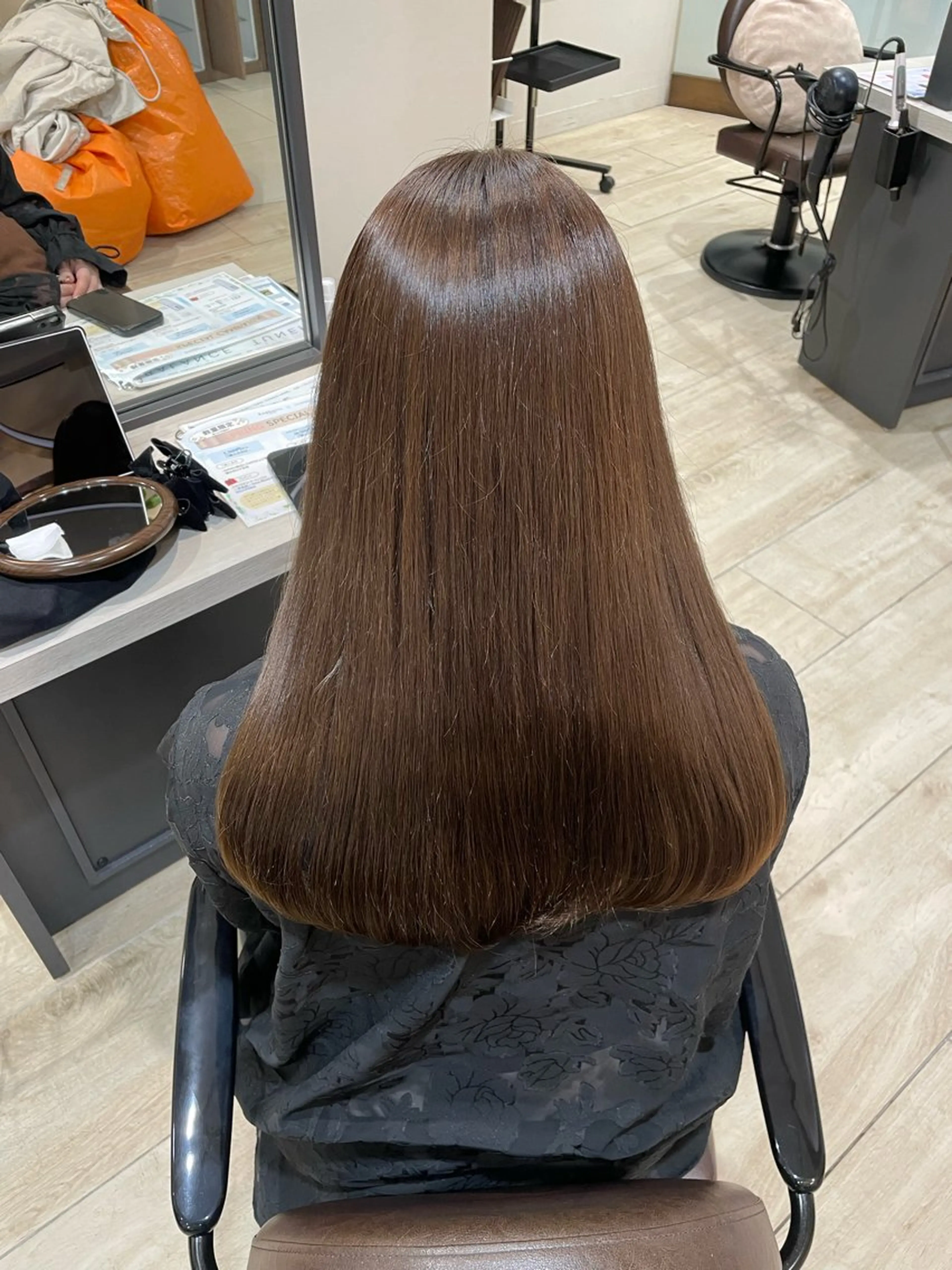 セミロング カラー ブリーチ ブリーチなしカラー ヘアカラー 銀座/ケアカラー KOKIのヘアスタイル