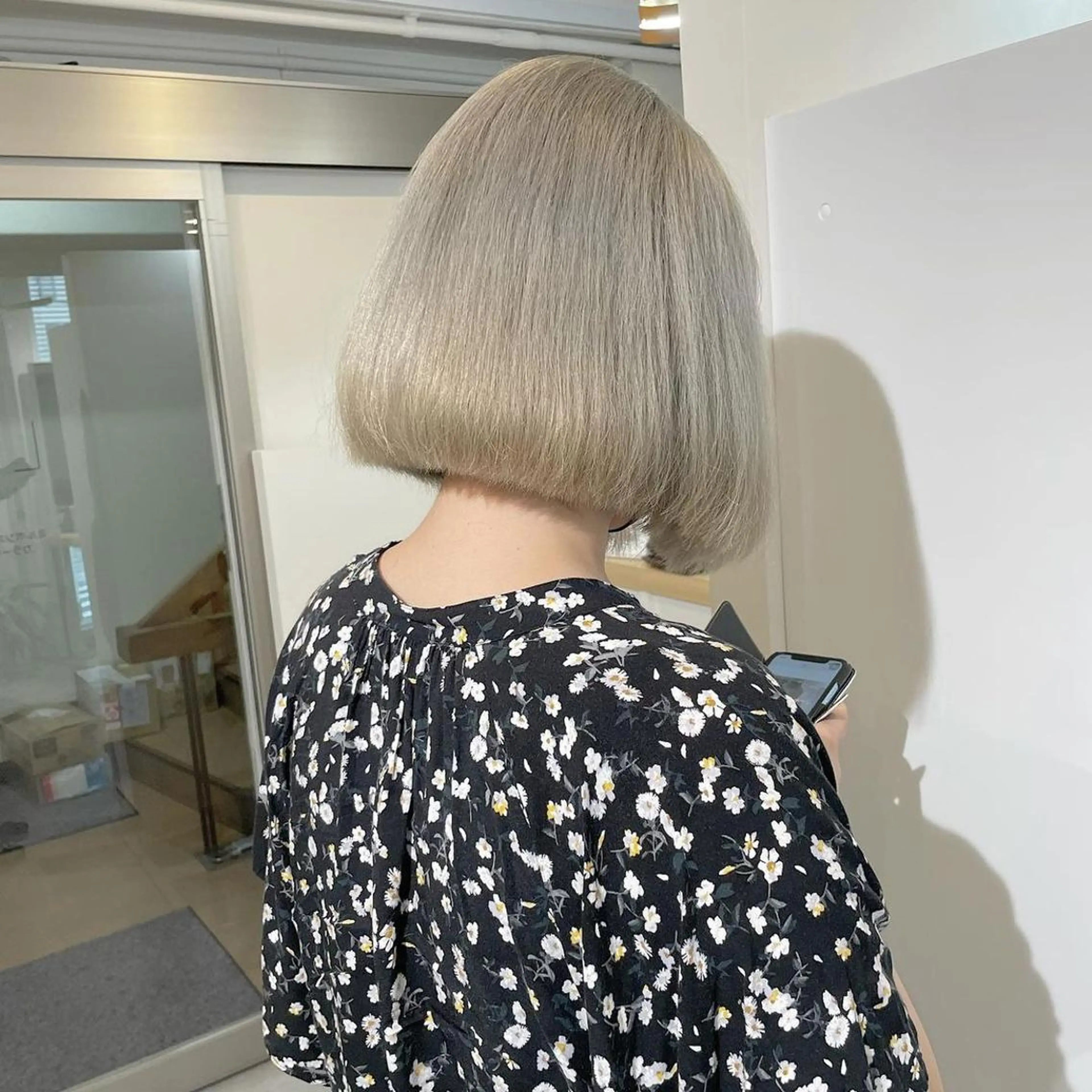 ショート カラー 髪質改善 Noe心斎橋店のヘアスタイル