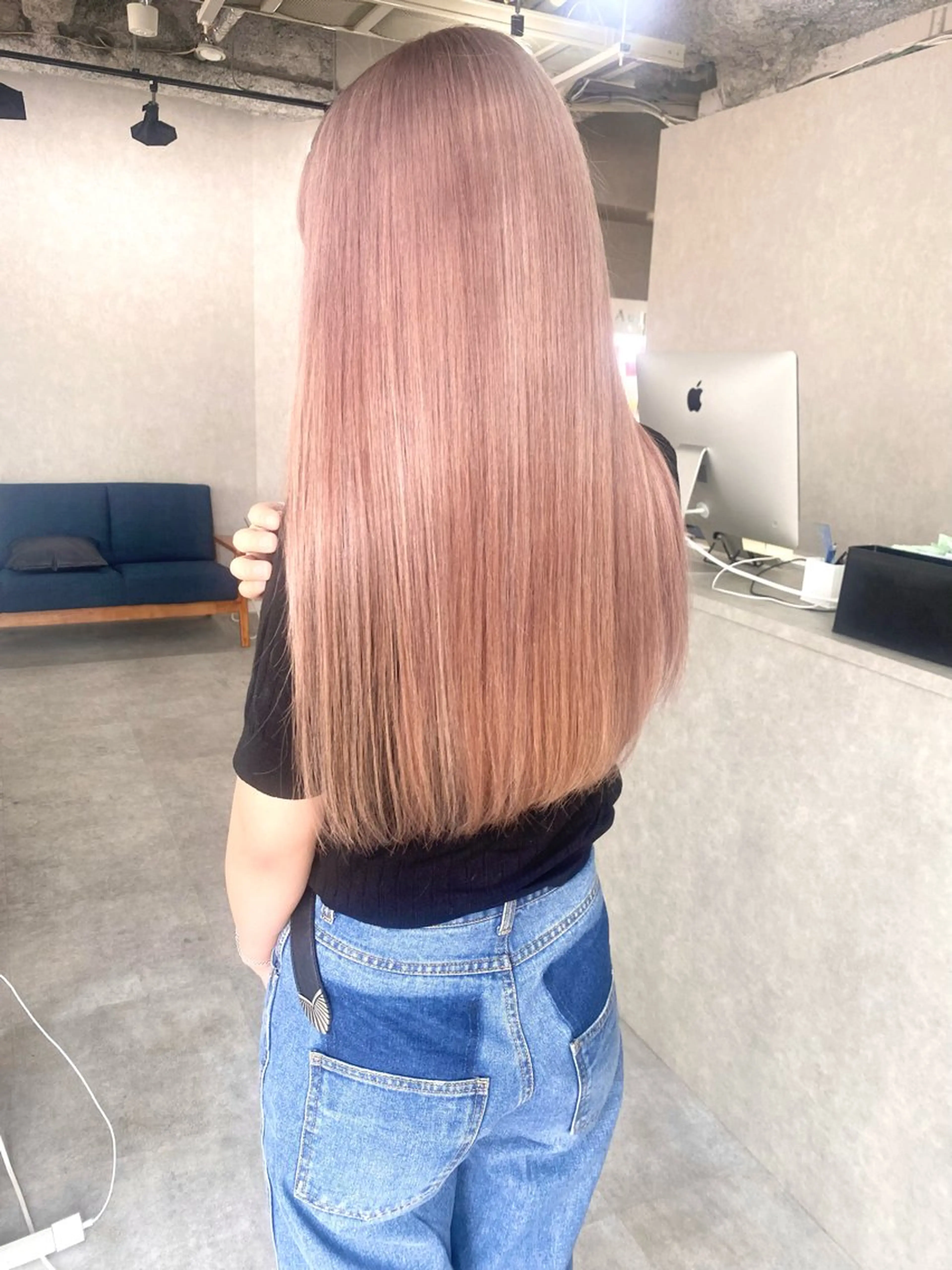 ロング カット ヘアカラー トリートメント 💎lino _by _ACNE💎 🧸のヘアスタイル