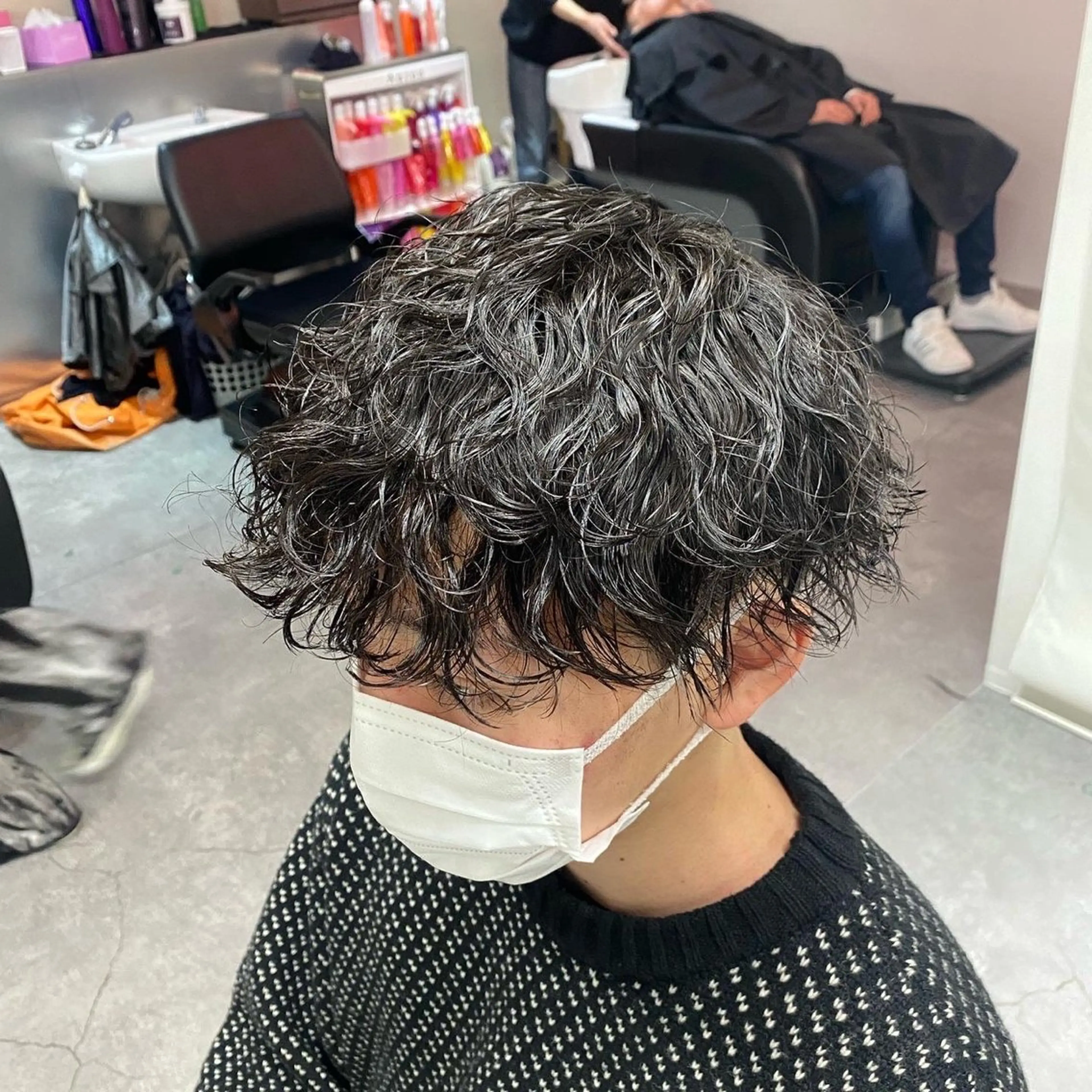 ショート カラー パーマ メンズ キッズ カット パーマ パーマ支持率No.1 ❤️‍🔥安成弾のヘアスタイル