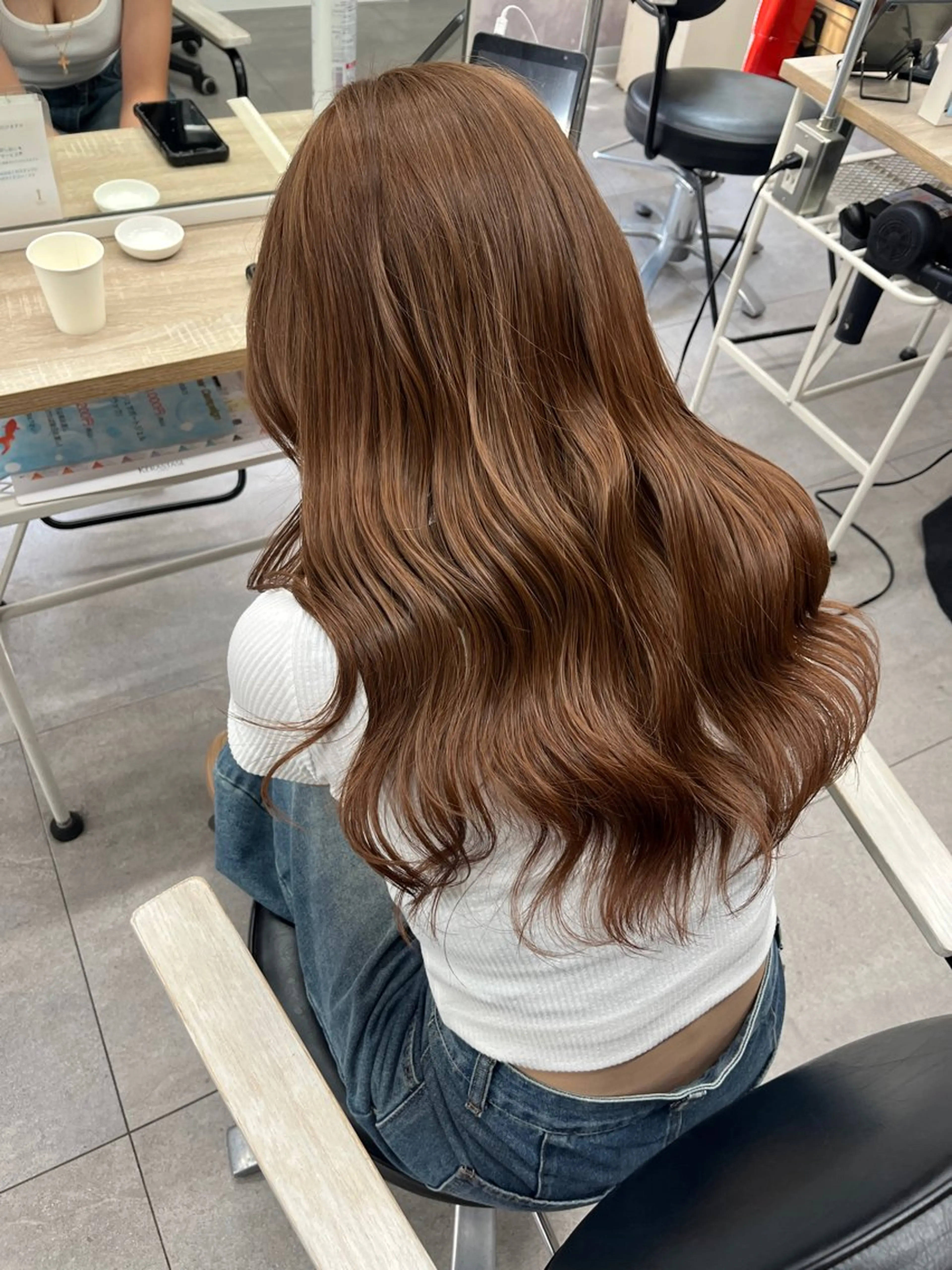 ロング カット ヘアカラー トリートメント ⚜️抜け感×艶カラー ⚜️ちづるのヘアスタイル