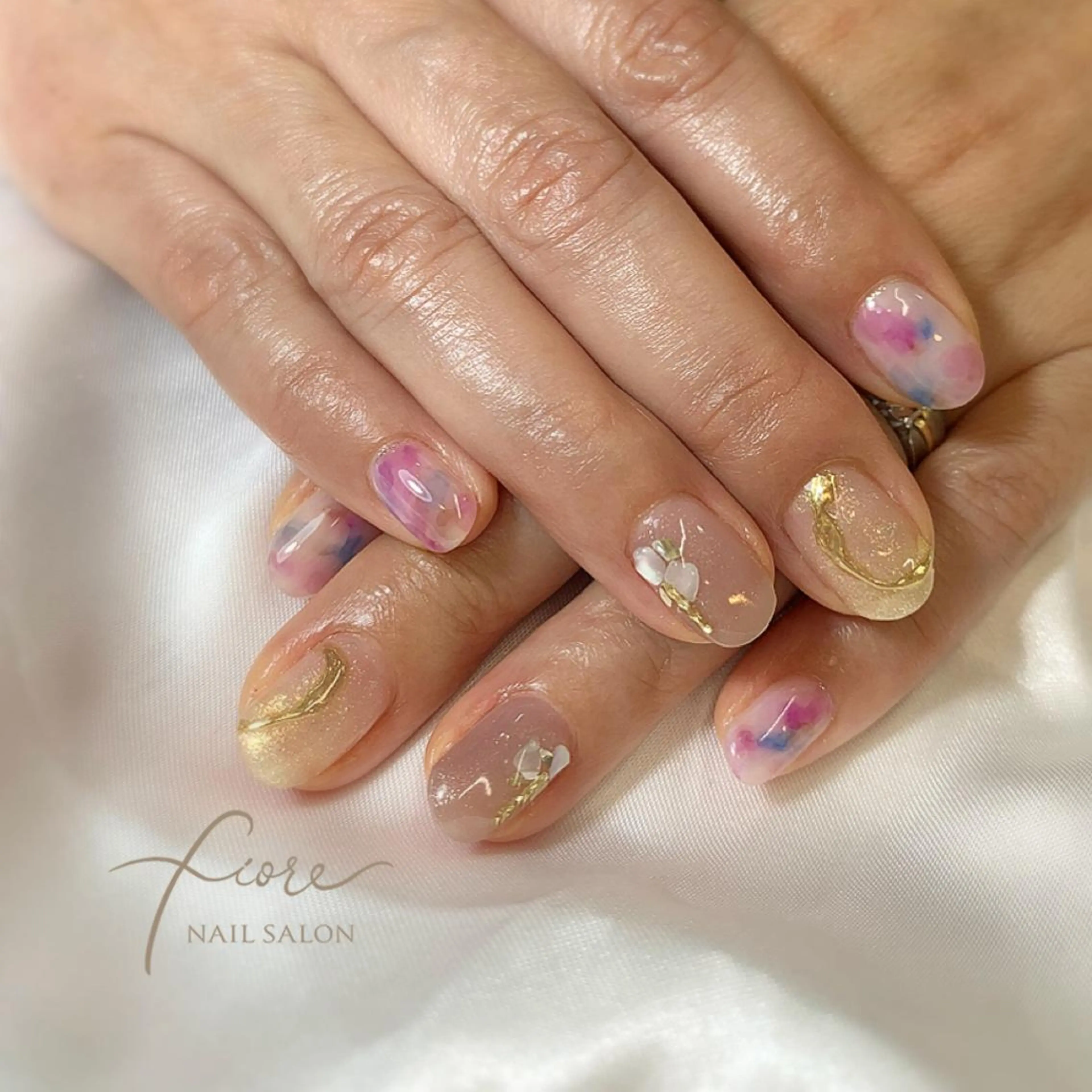 ネイル ハンドネイル フィオーレ  fiore所属・fiore みゆきのネイルデザイン