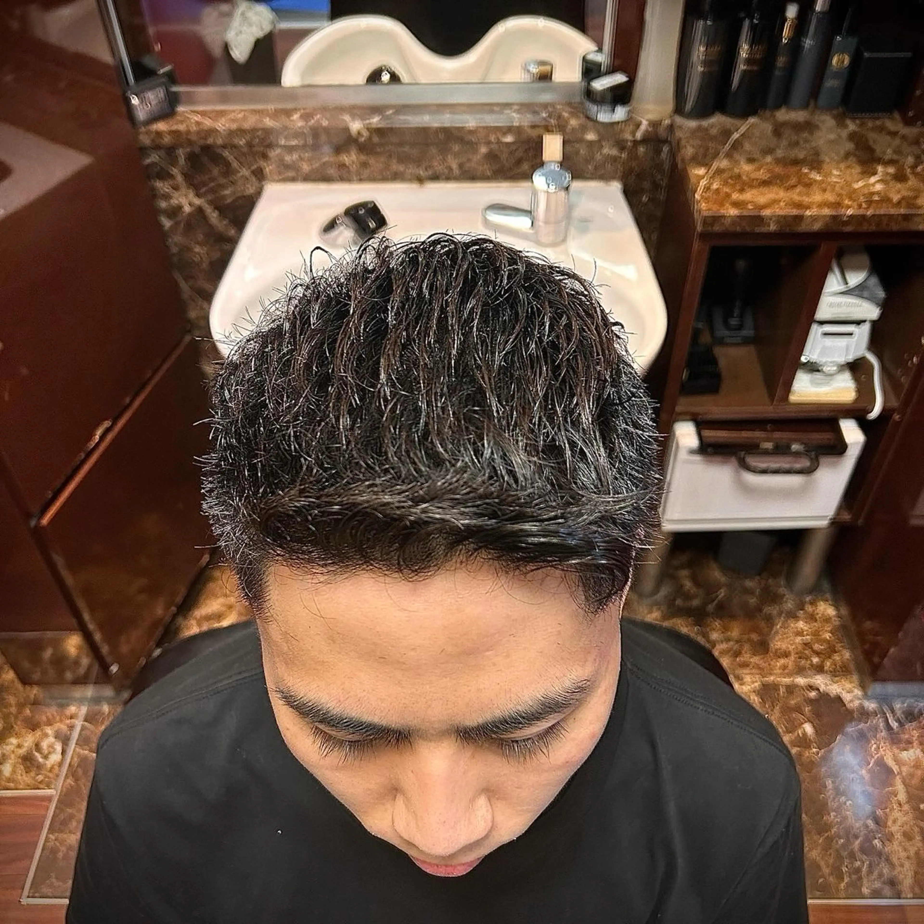 ショート メンズ フェードカット ヒロ銀座ヘアーサロン恵比寿店所属・💈下川 恭平💈のヘアスタイル