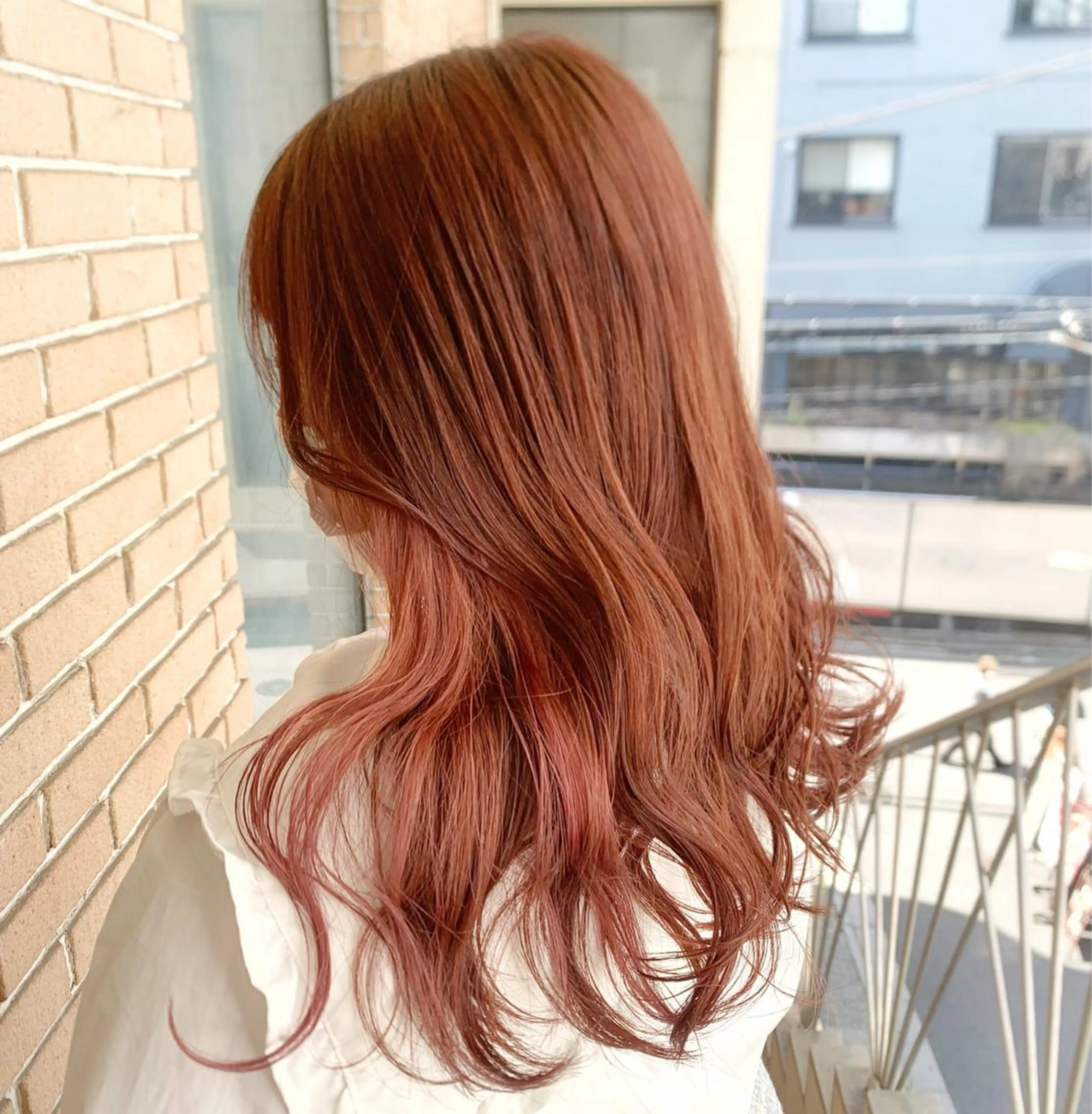 ロング カラー ヘアアレンジ ブリーチ ピンクカラー ヘアカラー ピンクカラー🩷 ヘアセットＮＯ.1のヘアスタイル