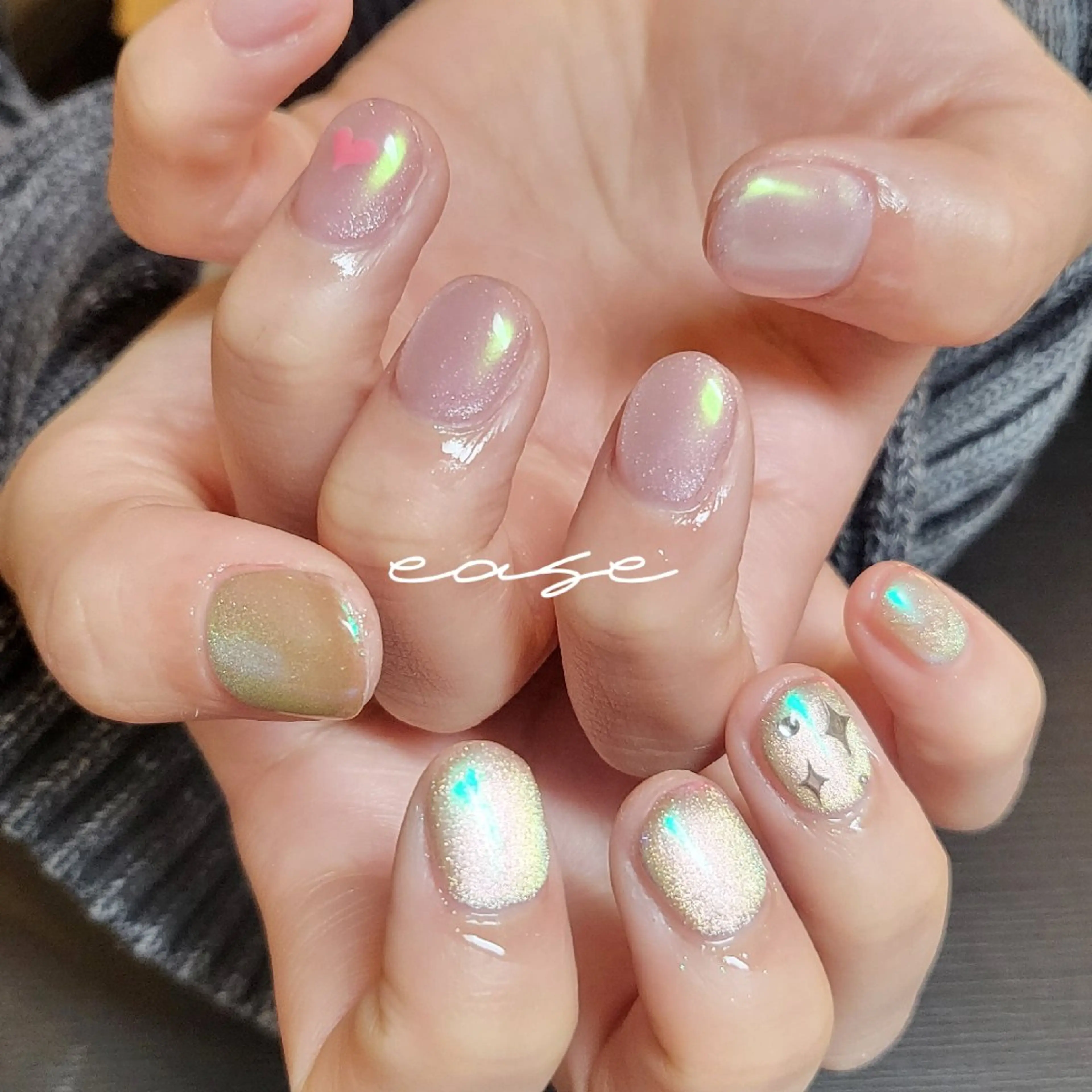 ネイル ハンドネイル フットネイル ハンドケア ease NAIL SALONのネイルデザイン