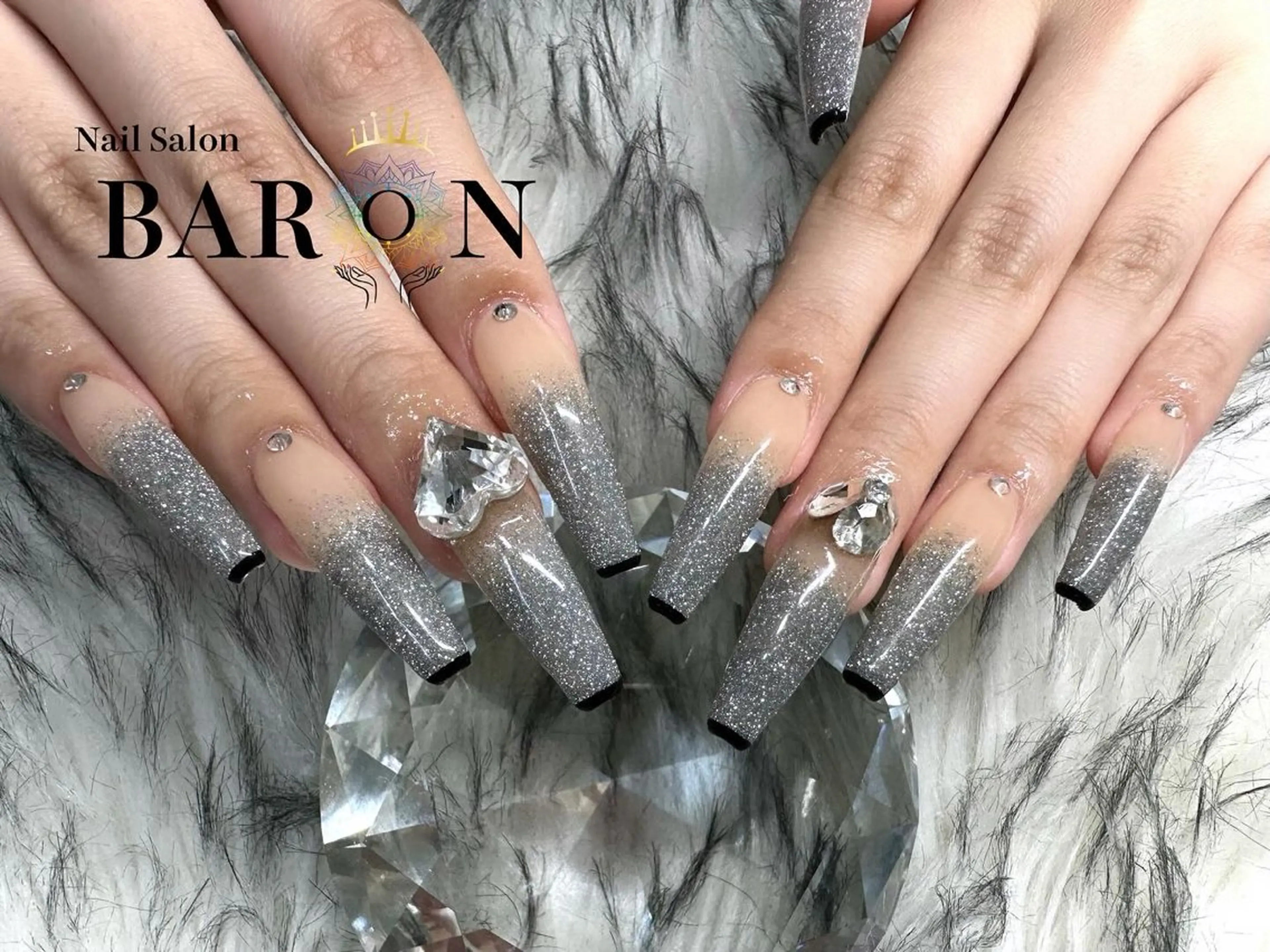 ネイル 持ち込み スカルプネイル ハンドネイル ♛BARON♛ YURAのネイルデザイン