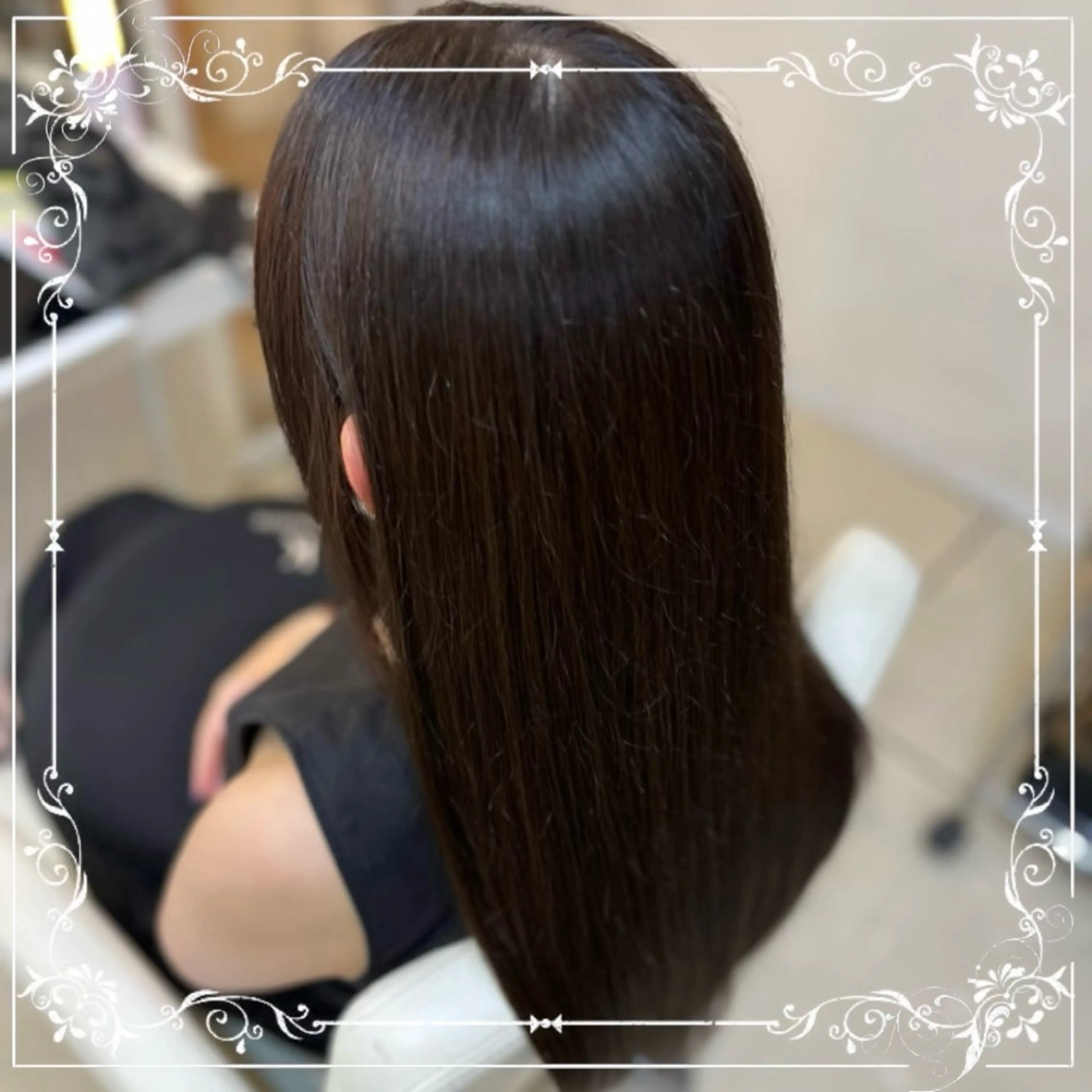 ロング 縮毛矯正 なみ ♡のヘアスタイル