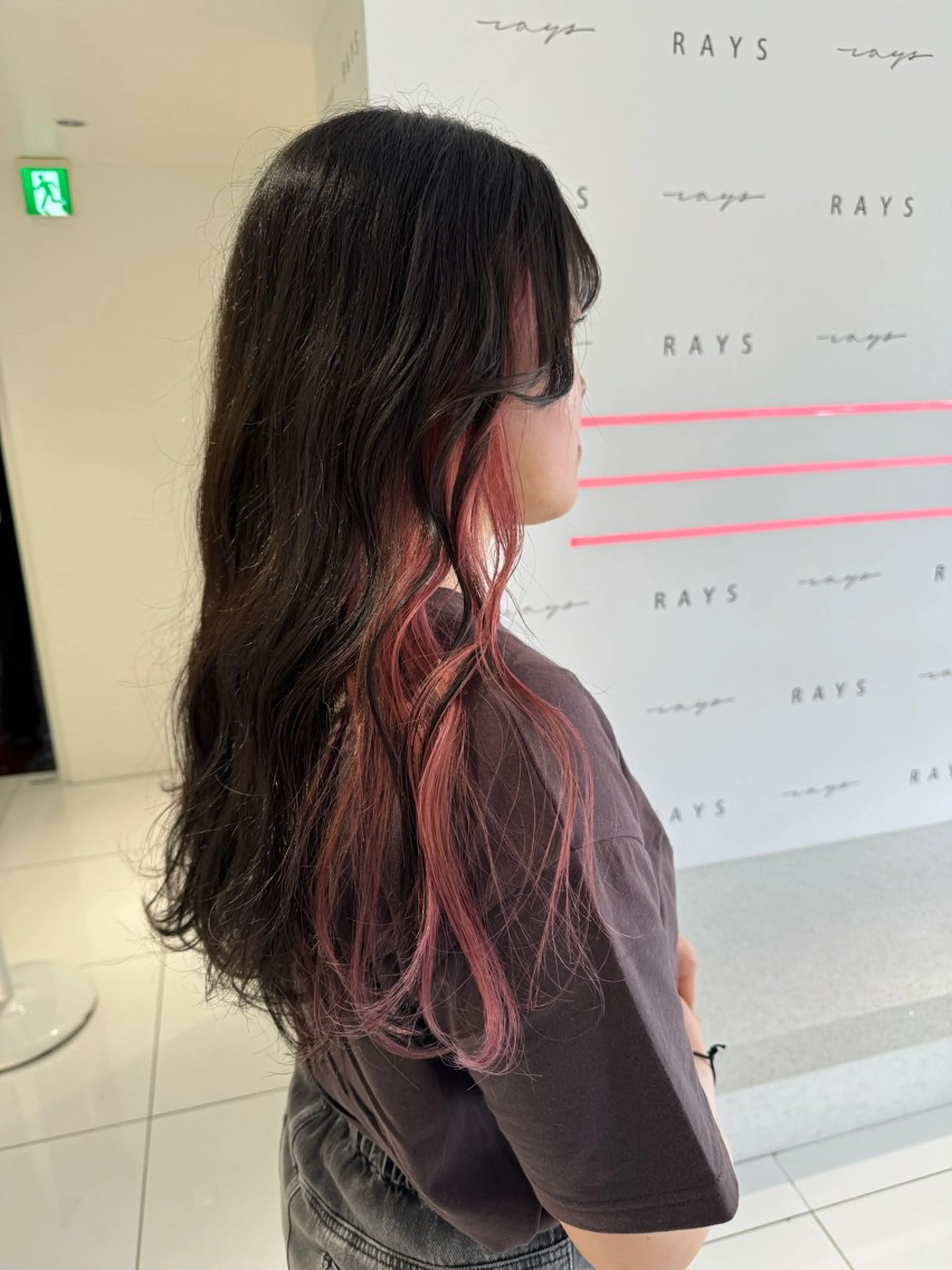 ロング カラー ブリーチ ピンクカラー ヘアカラー ｱｵﾇﾏ ﾐﾕ 🦕のヘアスタイル
