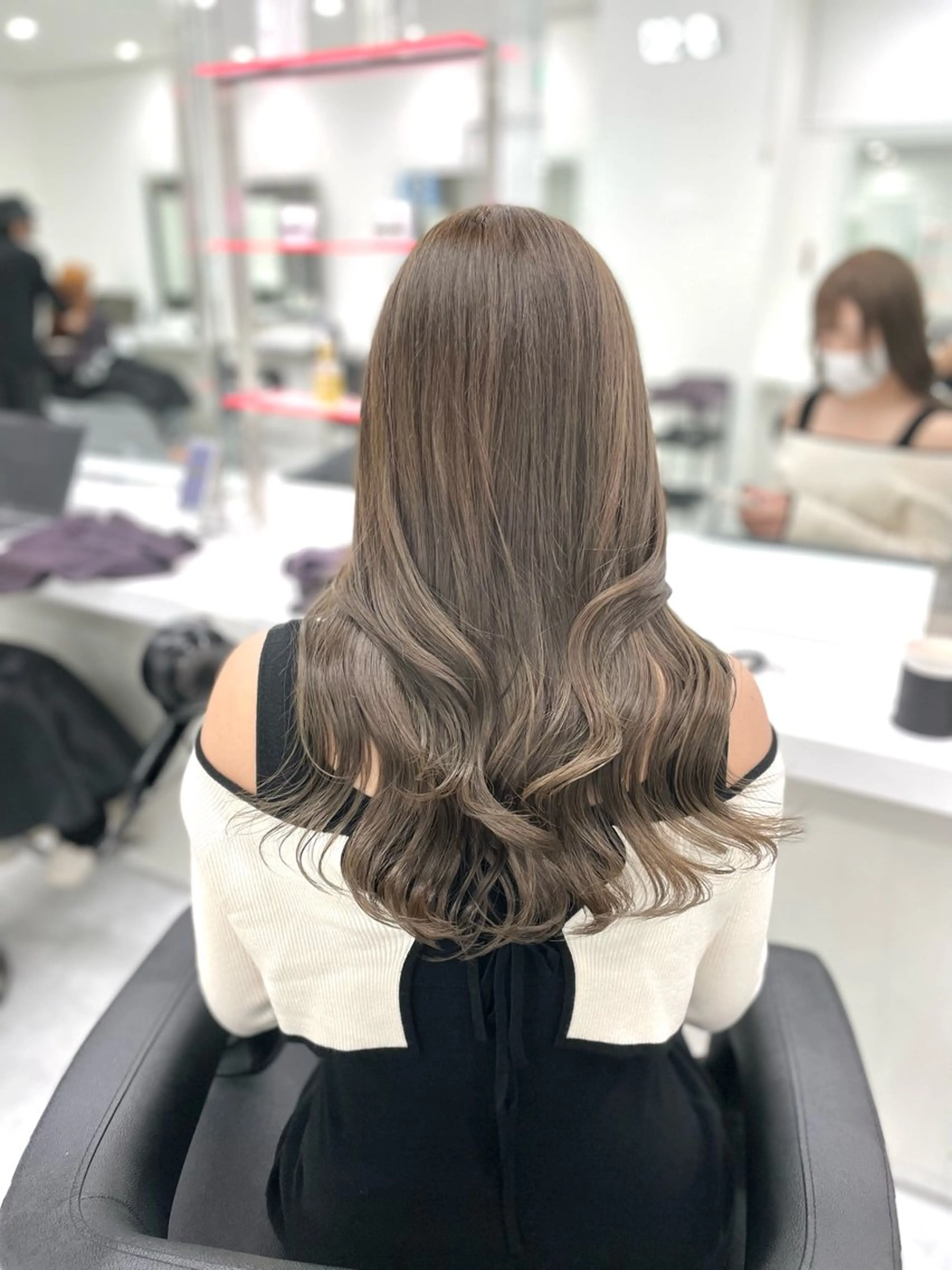 ロング ヘアカラー トリートメント トレンドカラー/ ボブ🍒Yui🍒のヘアスタイル
