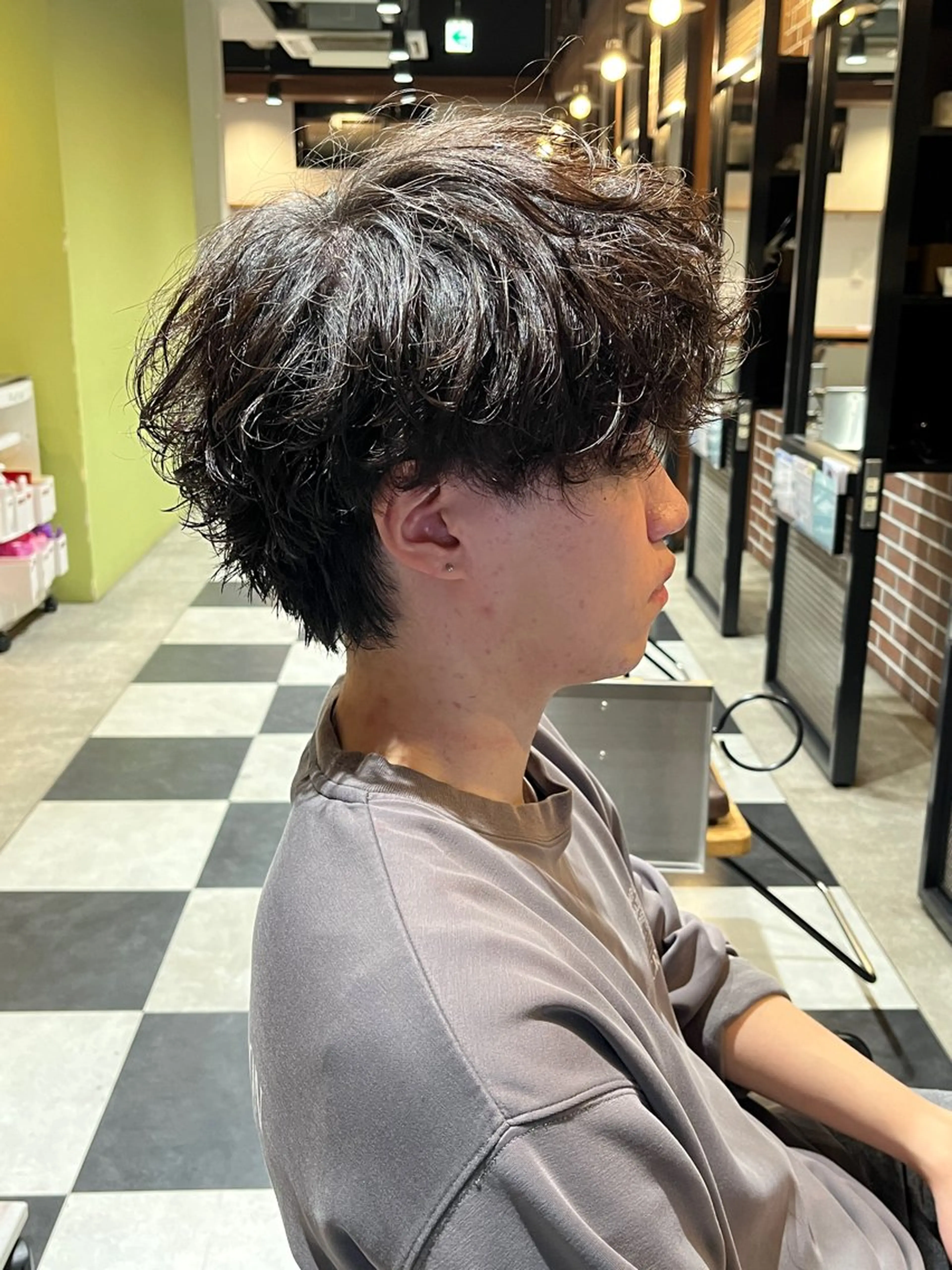 ショート パーマ メンズ カット パーマ 🎧メンズ特化/ パーマ/RUI🎧のヘアスタイル