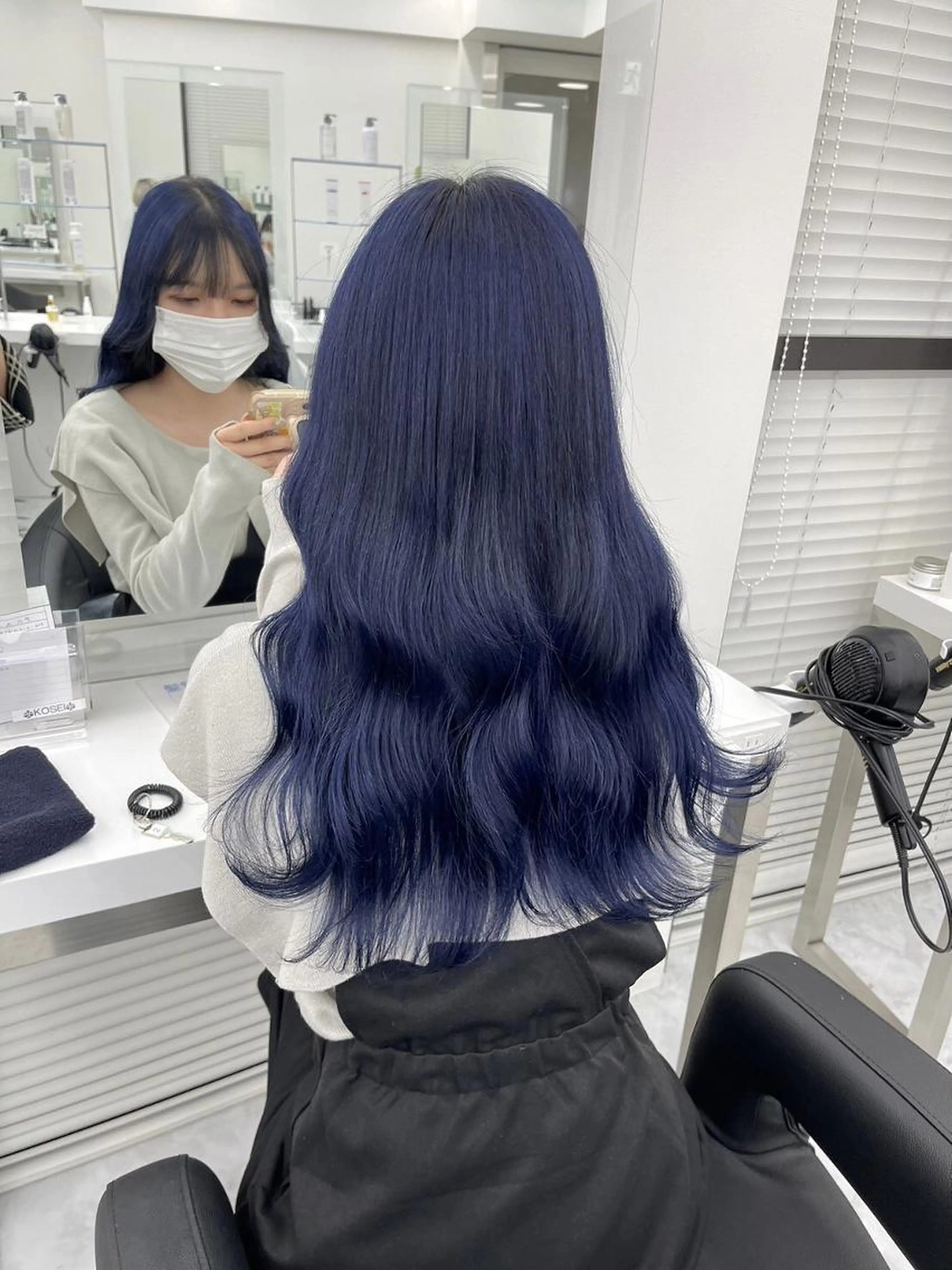 🎀ブリーチ毛の方必見！🎀ワンカラーで作る寒色カラー💟➕オリジナルトリートメント(炭酸Spa付き🧴）の写真